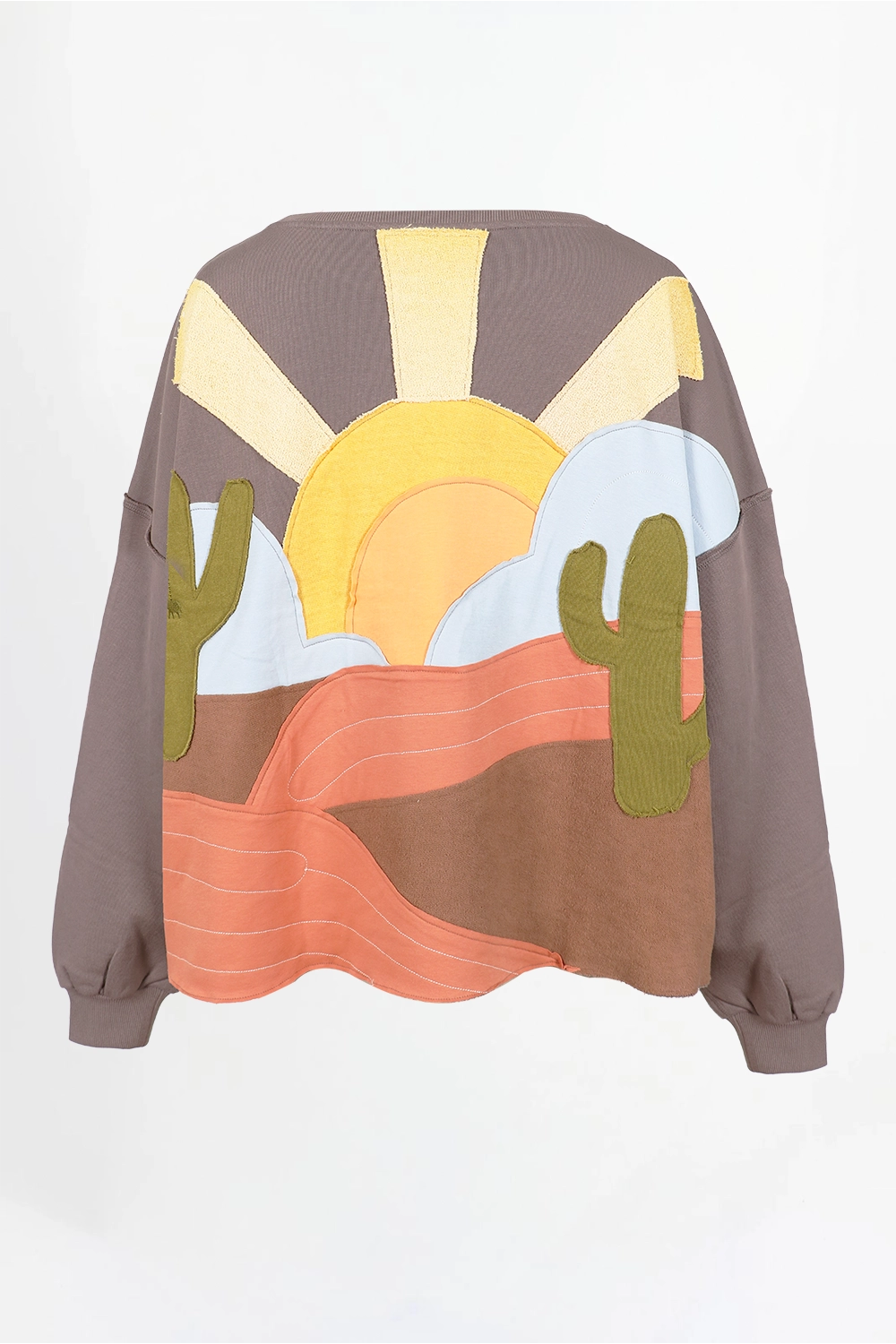 Sweat-shirt Bira oversize avec écusson au dos - Prêt