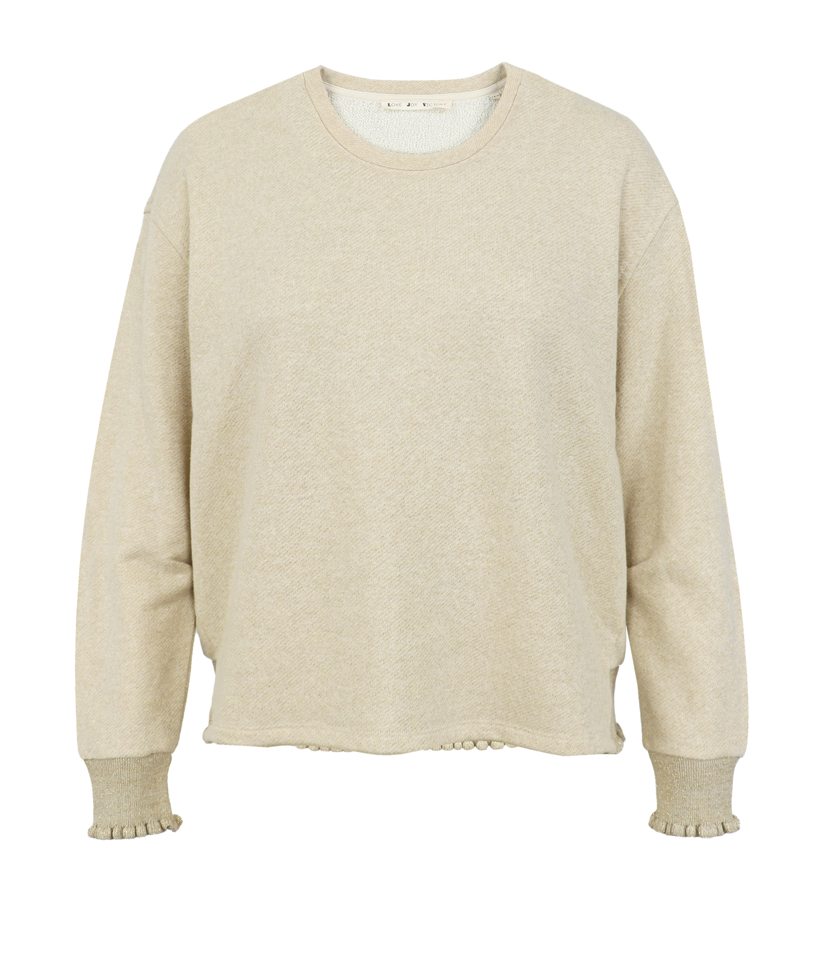Glitter SWEATSHIRT ROSE - Love Joy Victory