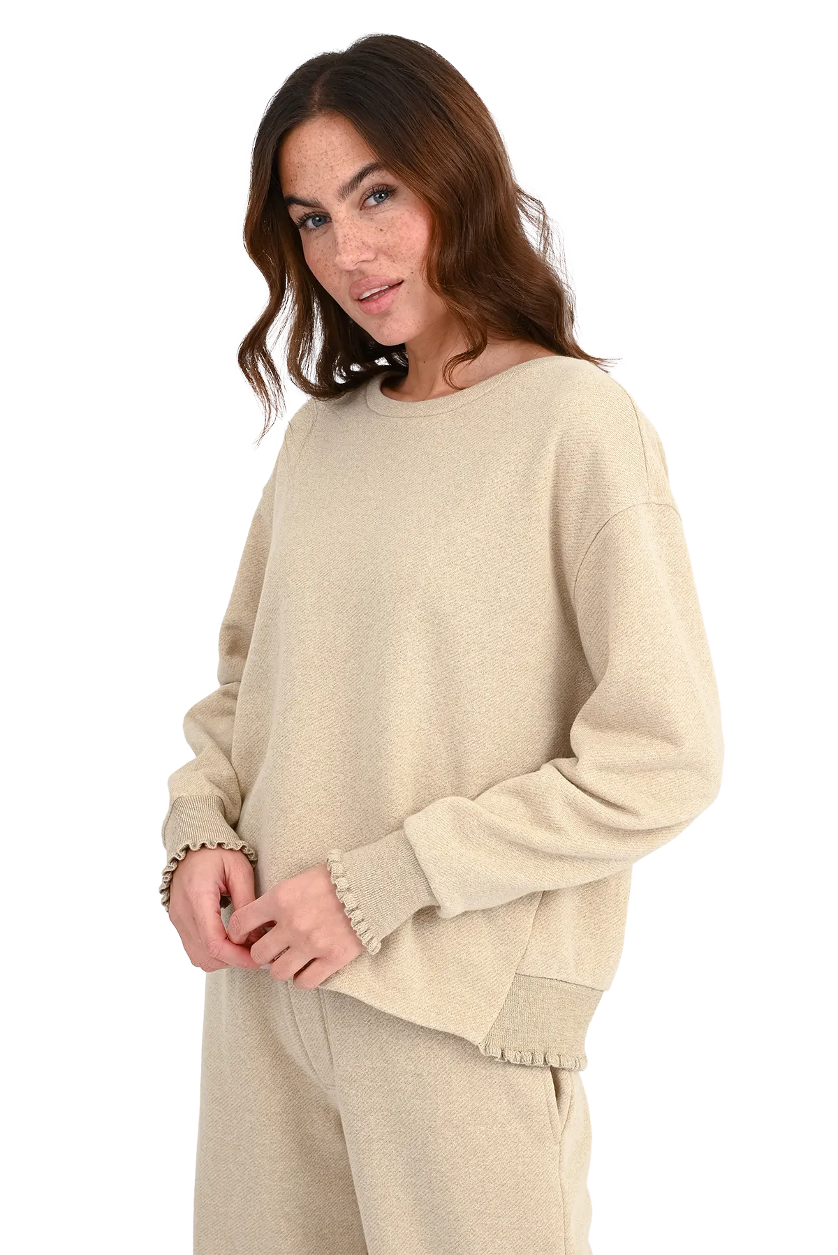 Glitter SWEATSHIRT ROSE - Love Joy Victory