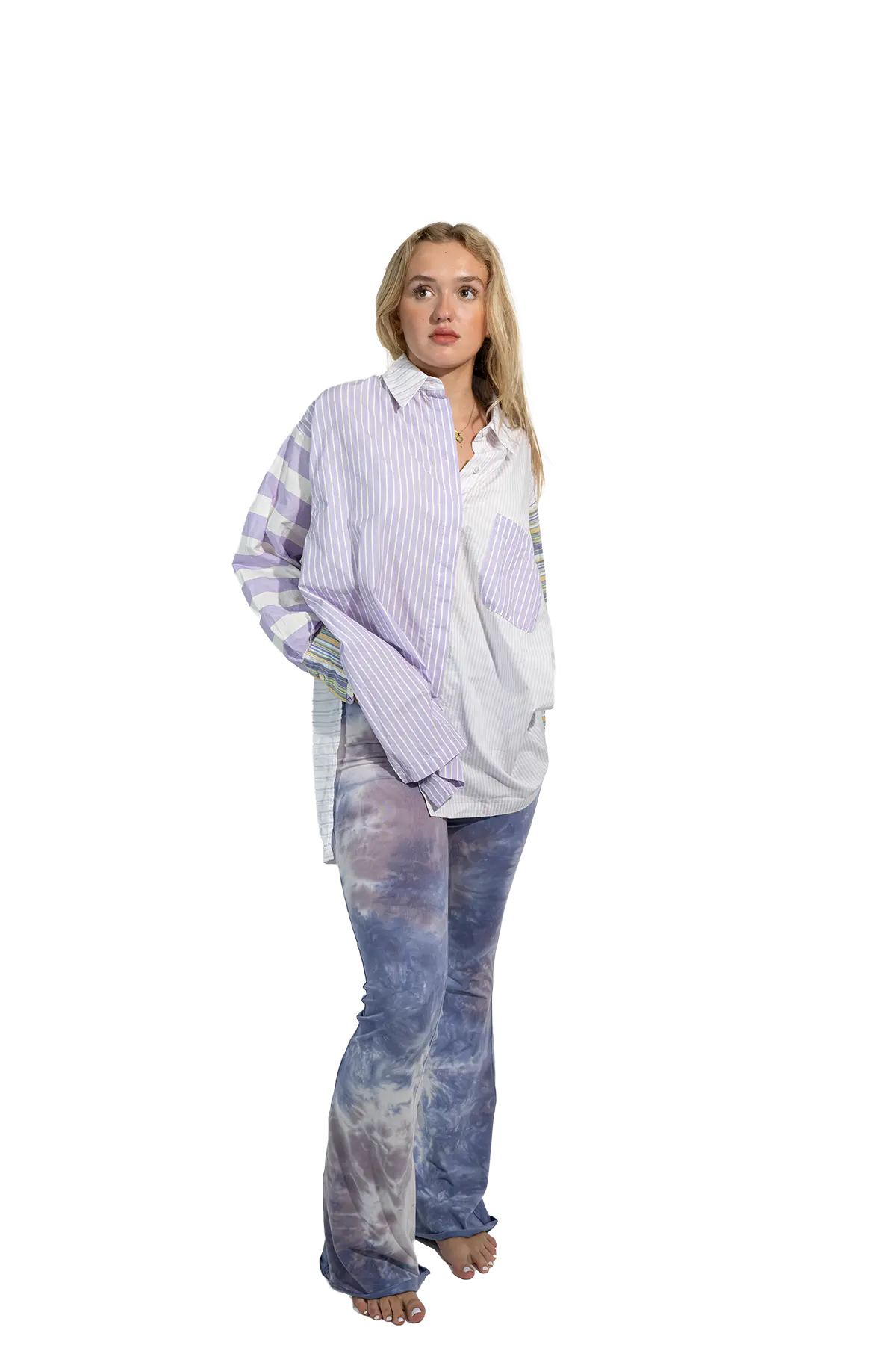 RE - BIRTH PATCHWORK BLUSE Strelitza - Love Joy Victory