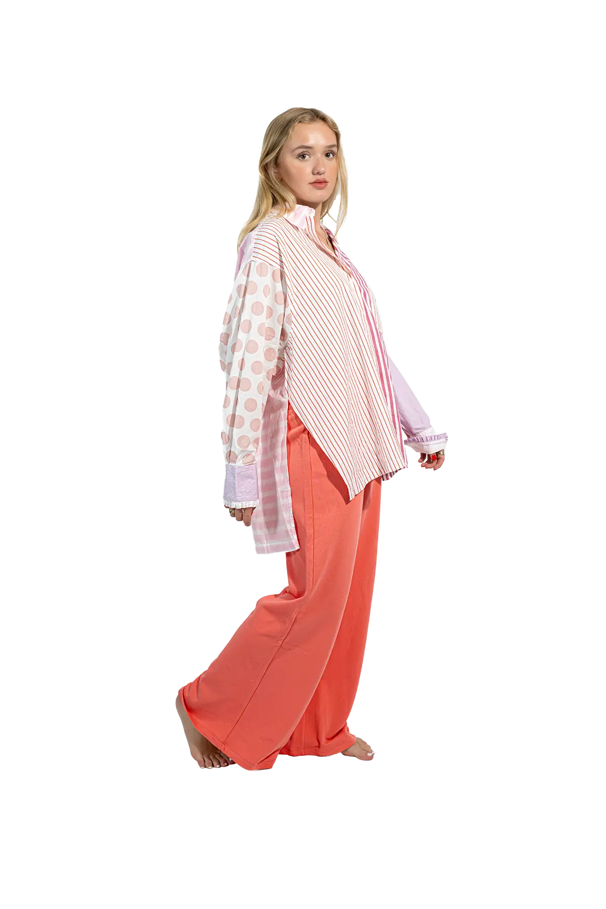RE - BIRTH PATCHWORK BLUSE Strelitza - Love Joy Victory