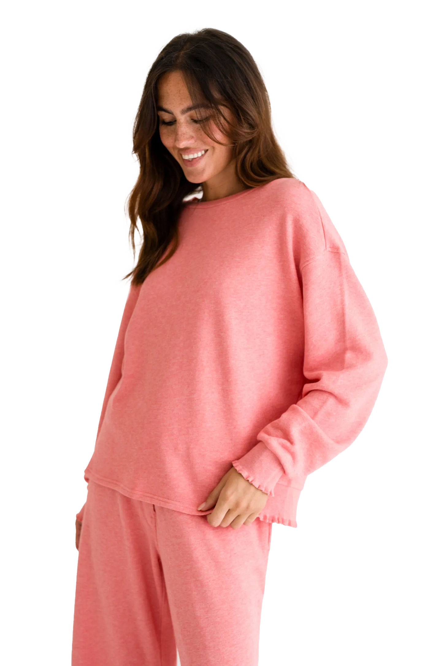 Melange Sweatshirt Rose