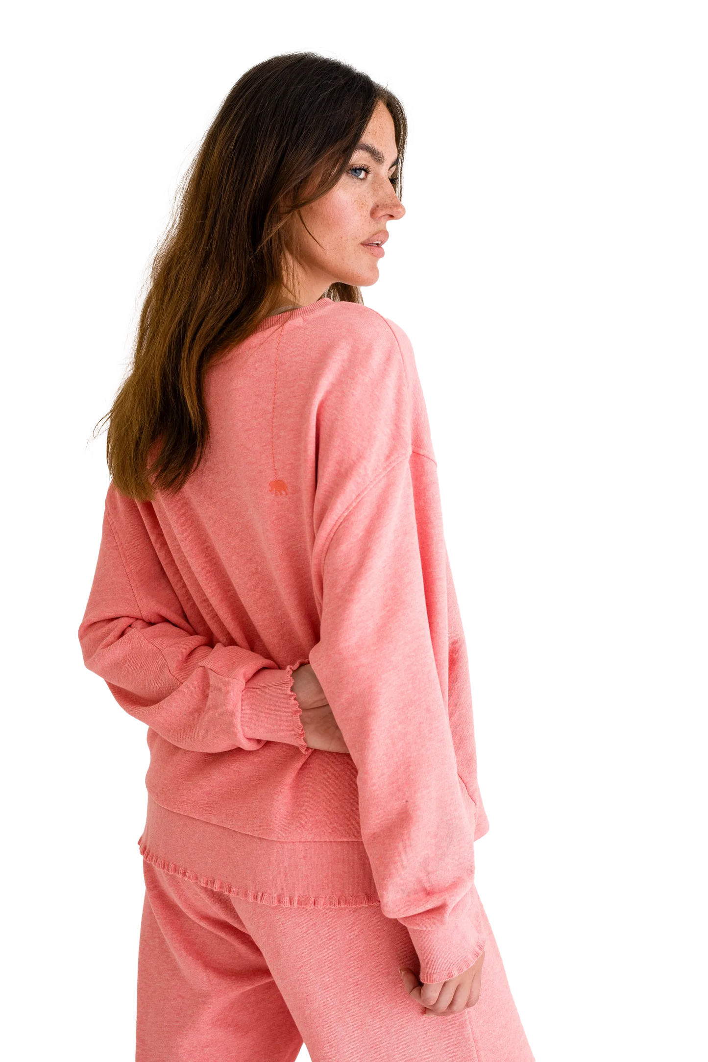 Melange Sweatshirt Rose