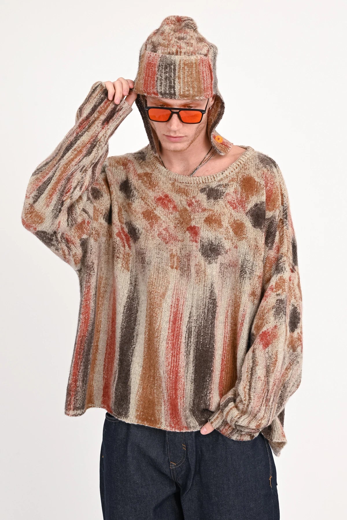 Cashmere knitted hat Beany