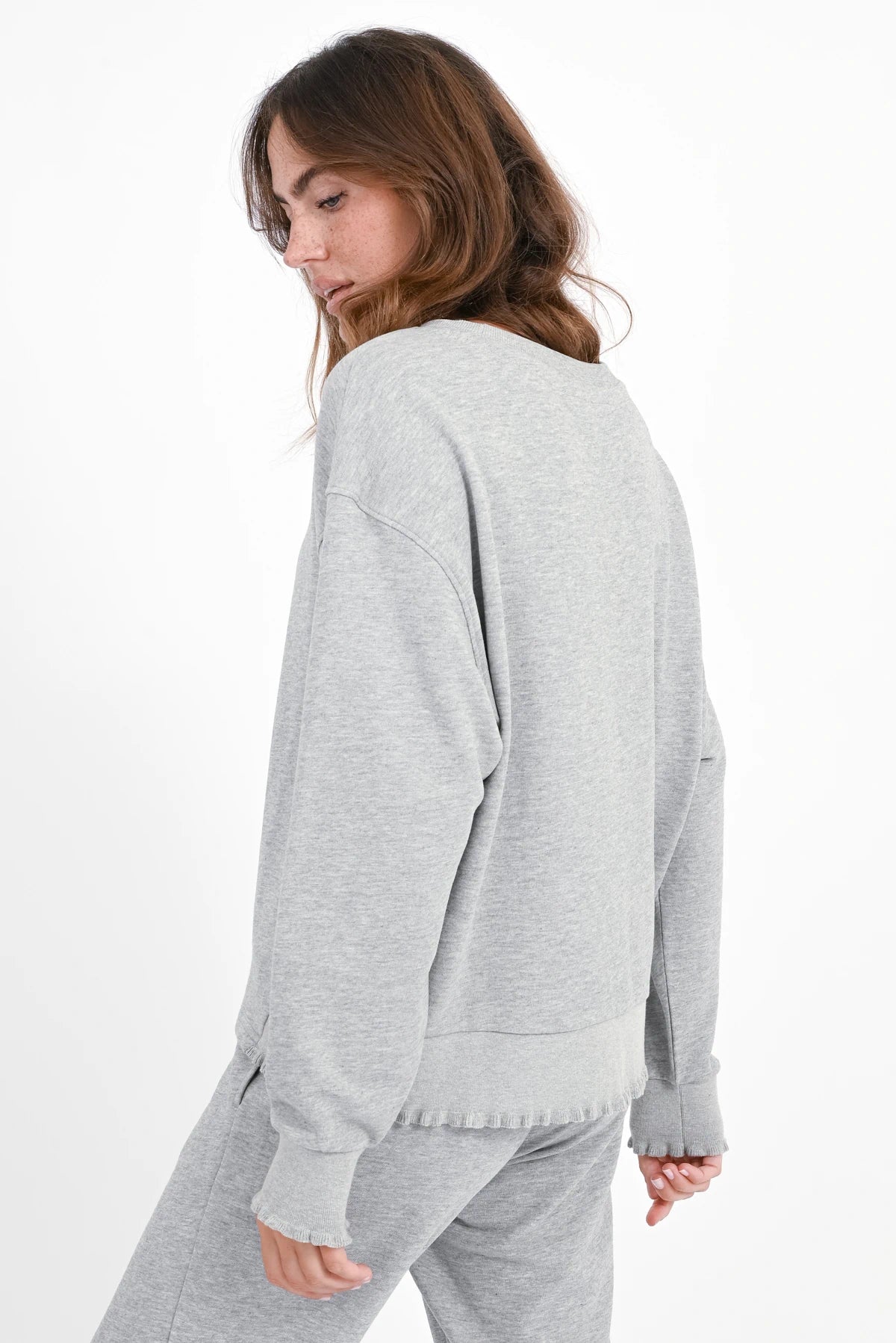 Sweat-shirt Rose - Les images du modèle manquent de couleurs