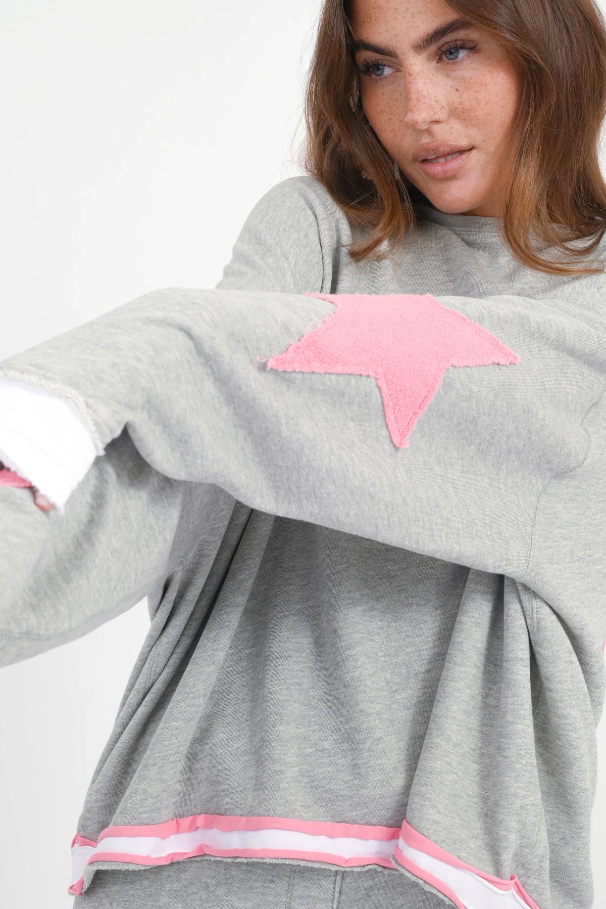 Sweatshirt star patches Hopewell