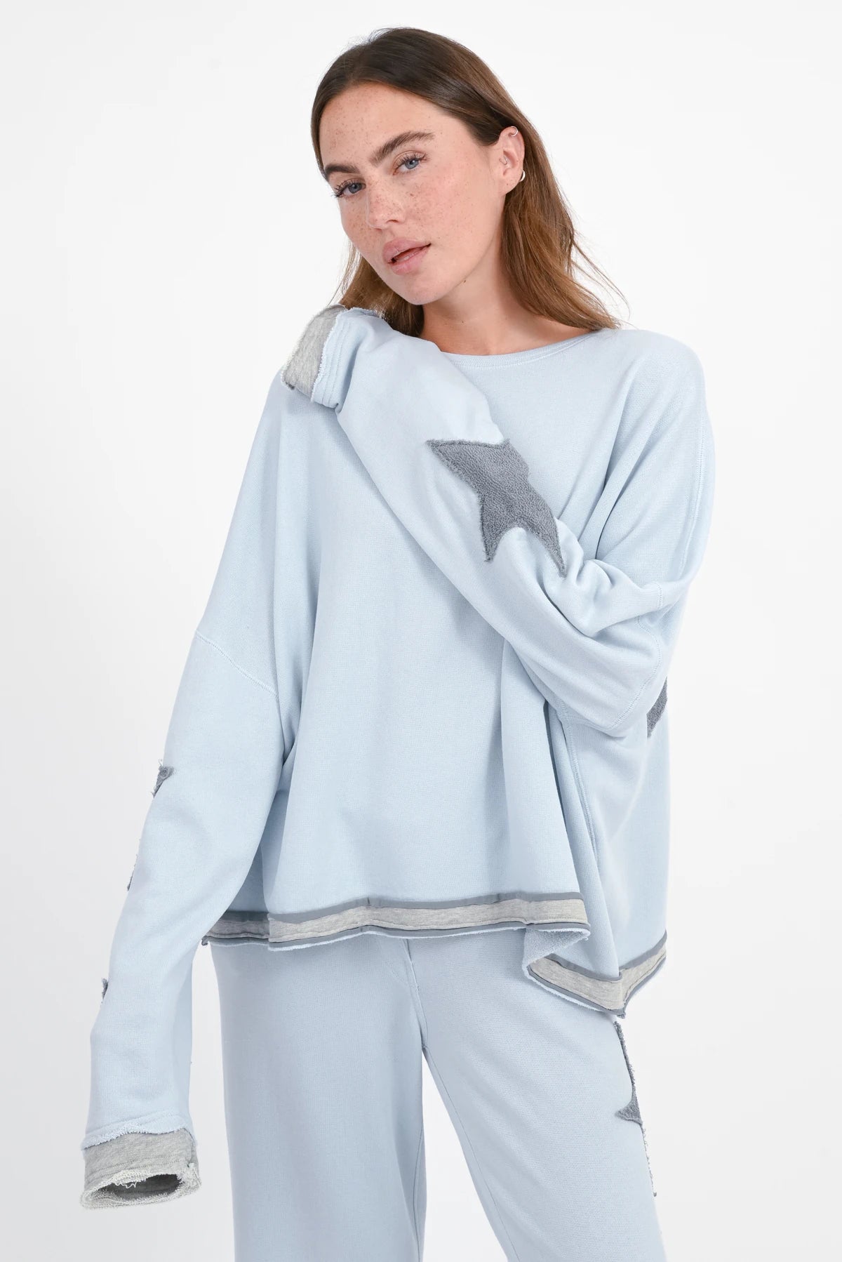 Sweatshirt Stern-Patches Hopewell