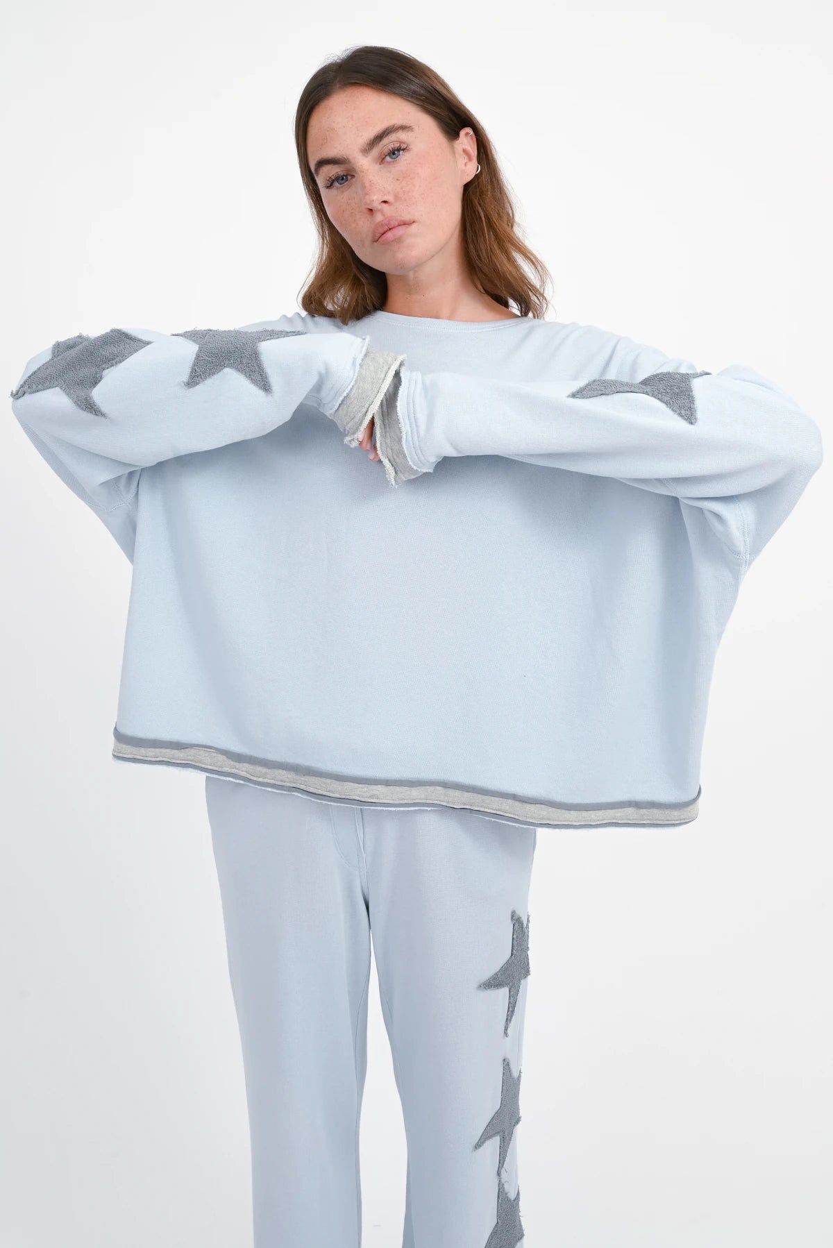 Sweatshirt Stern-Patches Hopewell