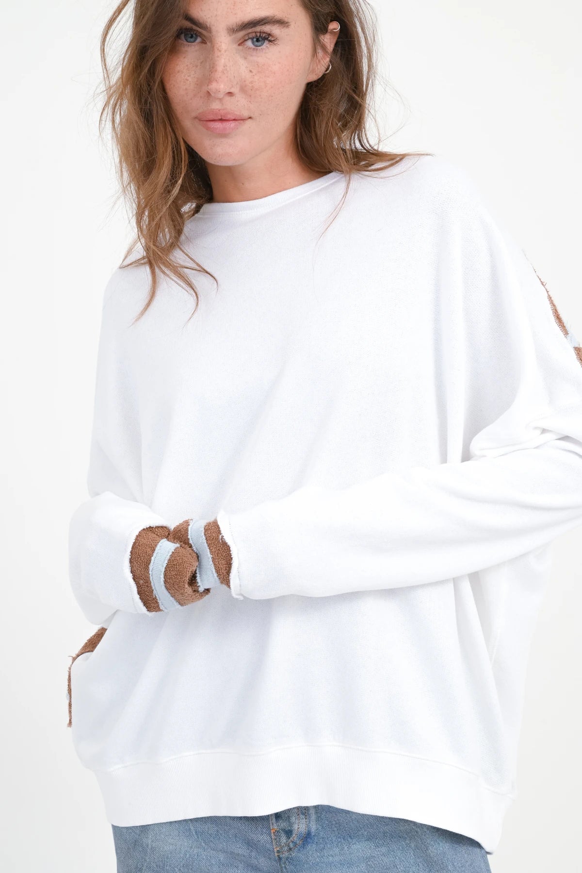 Sweatshirt Stern-Patches Moa