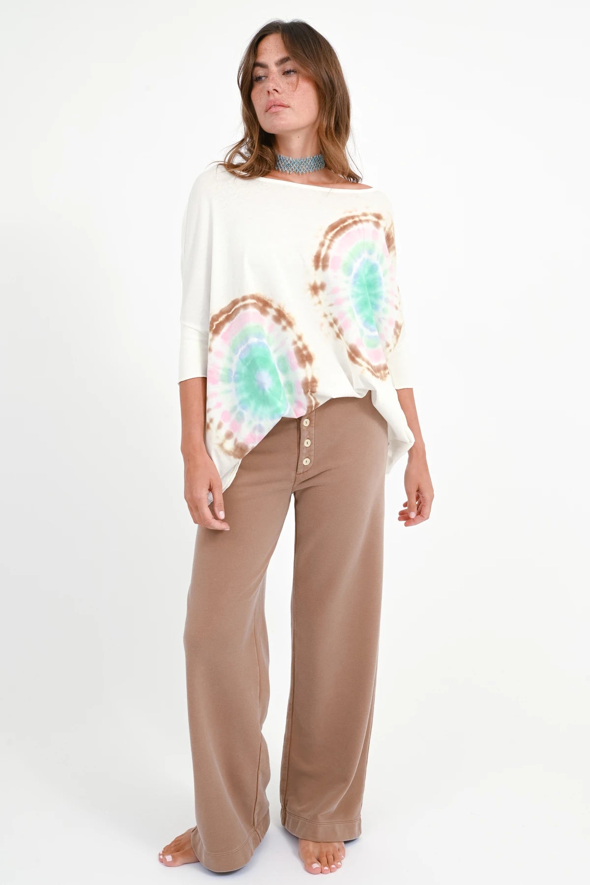 T-shirt oversize Papu Batik