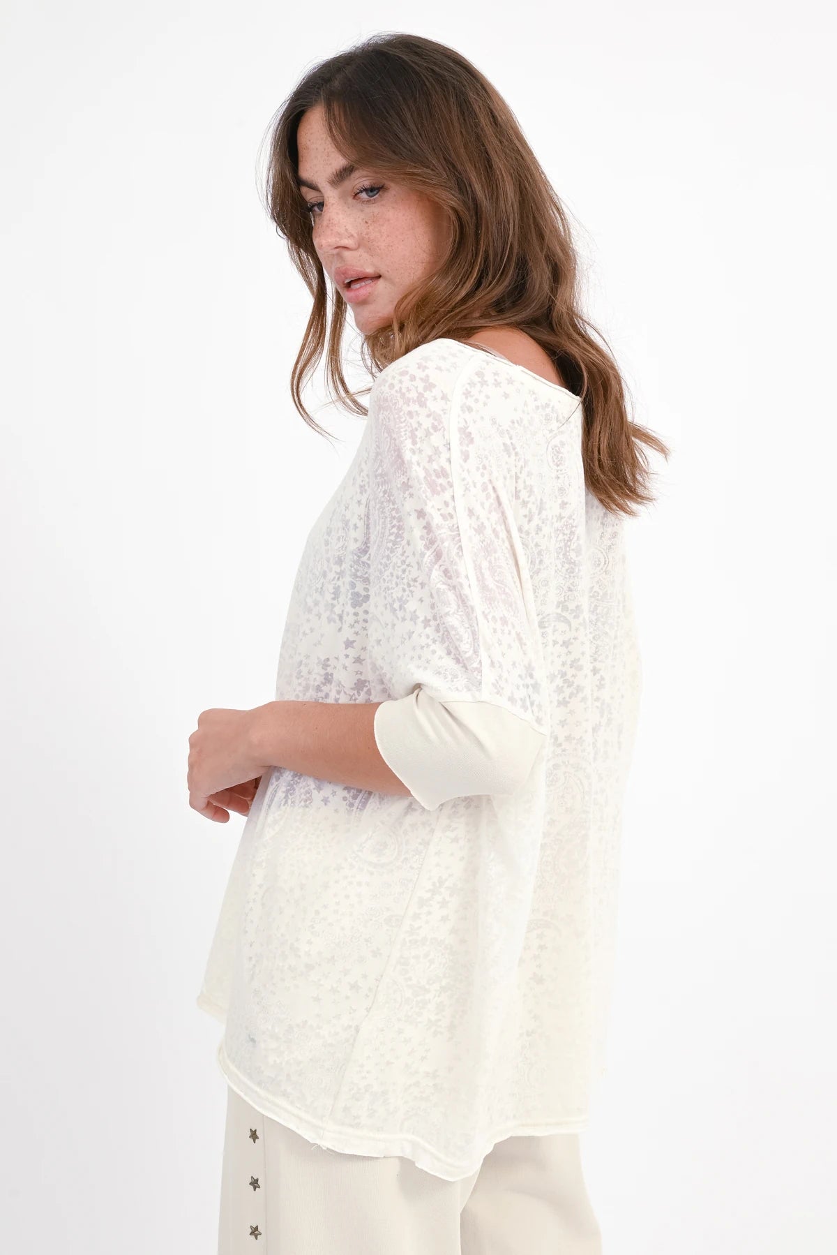 T-shirt oversize Papu Batik