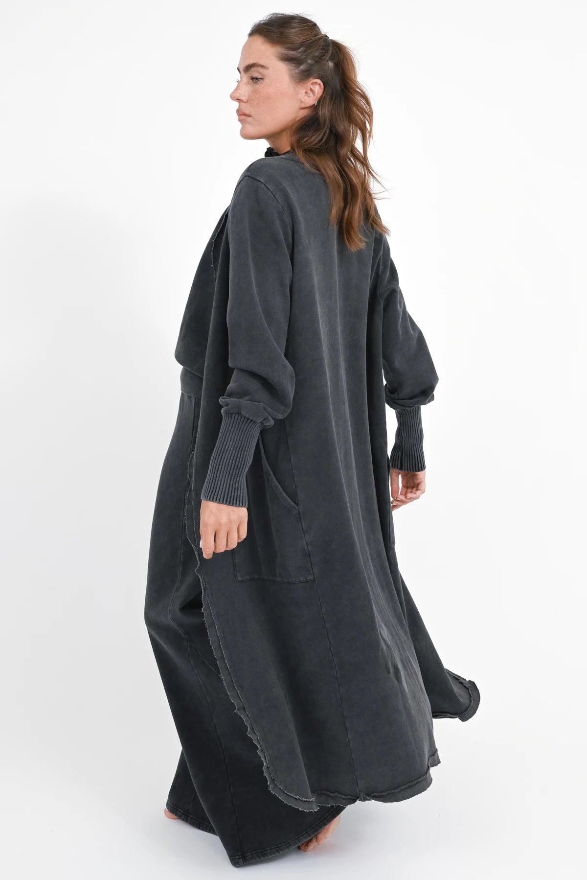 Langer Sweatmantel mit Herz-Print Zanthus