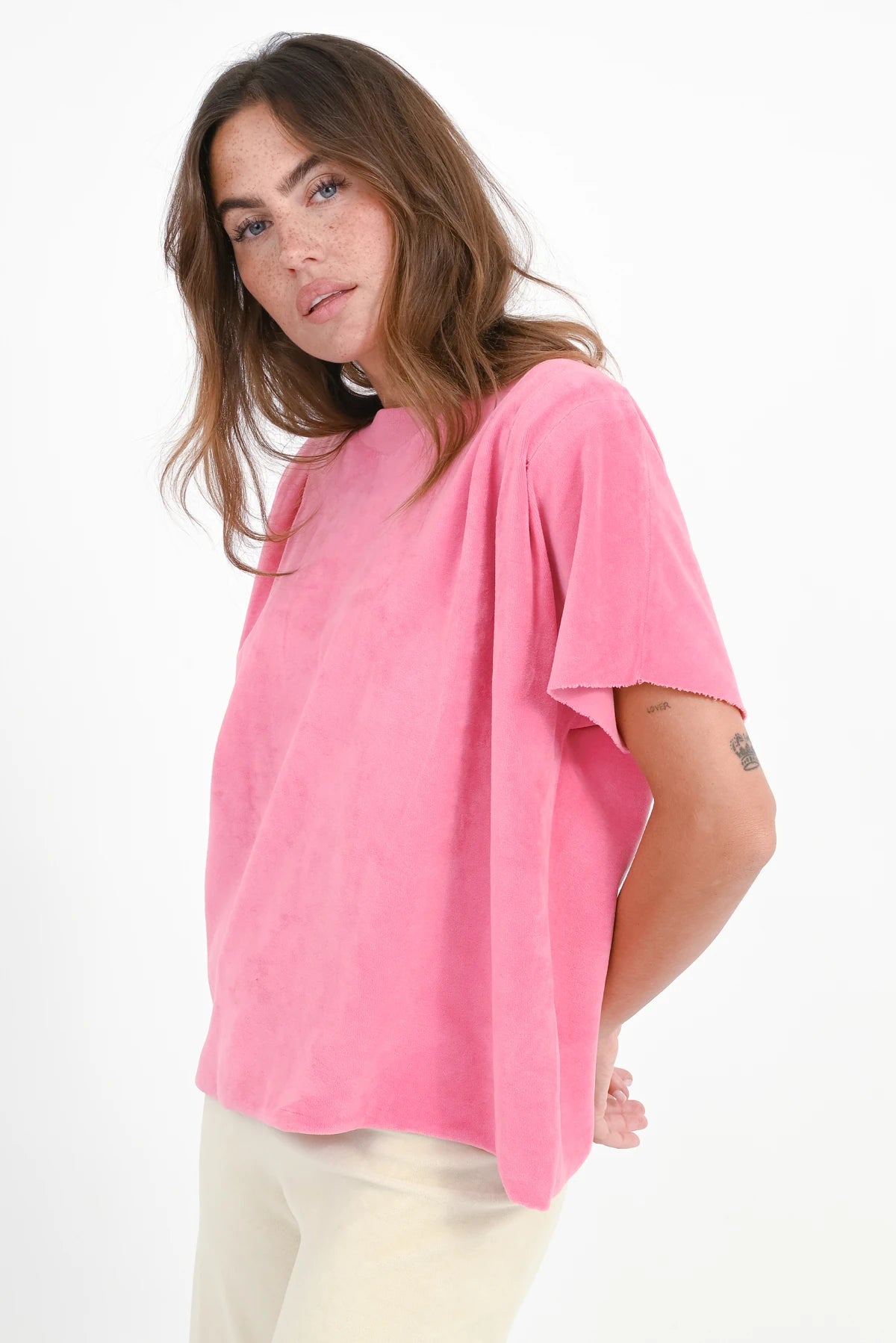 Halbarm Velvet Sweatshirt Melville