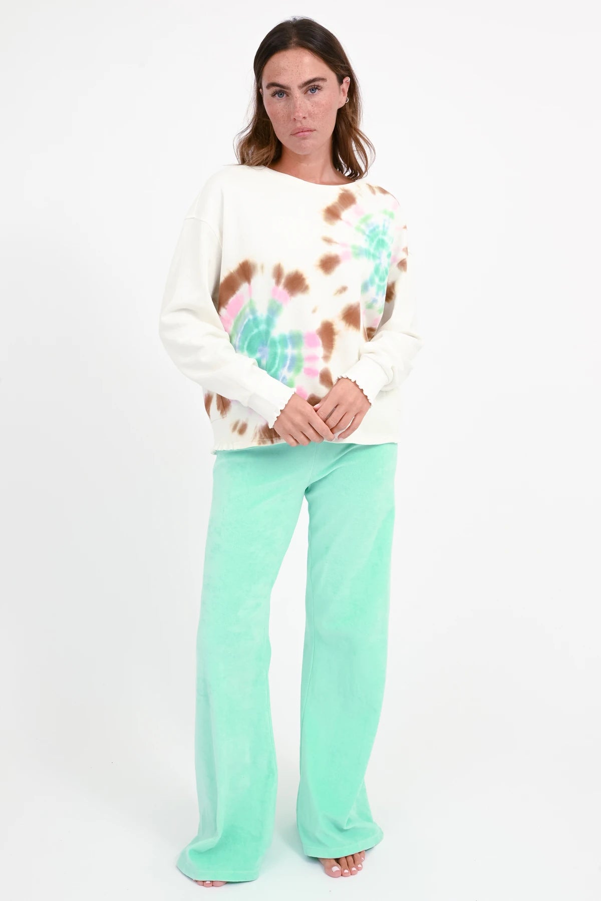 Sweat-shirt Rose Batik - Prêt à porter