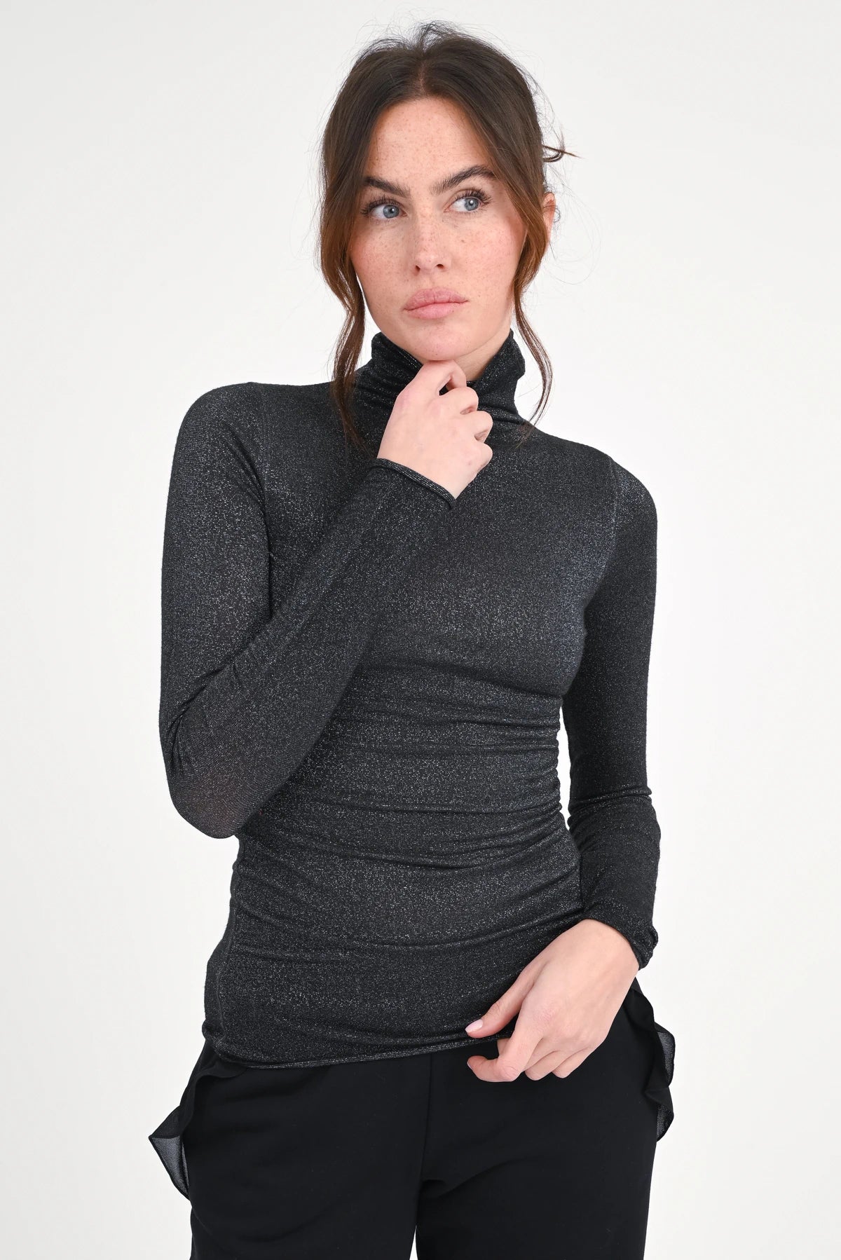 Long-sleeved shirt with turtleneck Agena
