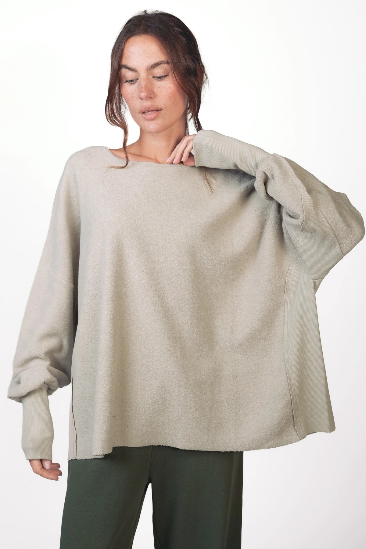 sweat-shirt éponge Hilda