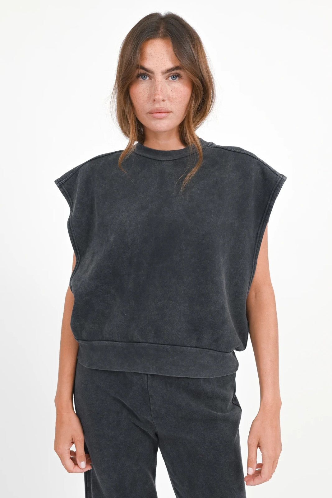 Ärmelloses Sweatshirt mit LOVE - Print Kanpa - Love Joy Victory