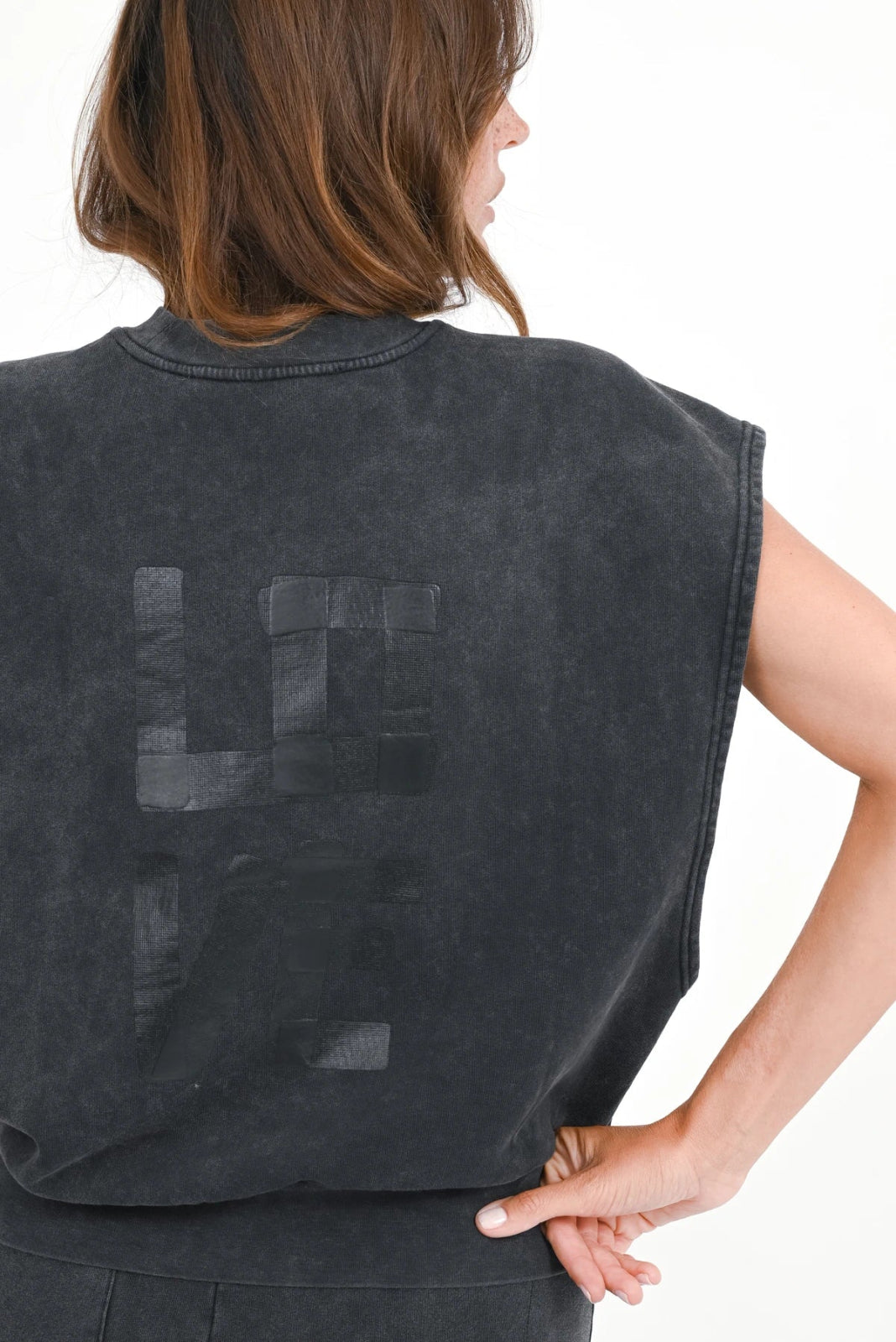 Ärmelloses Sweatshirt mit LOVE - Print Kanpa - Love Joy Victory