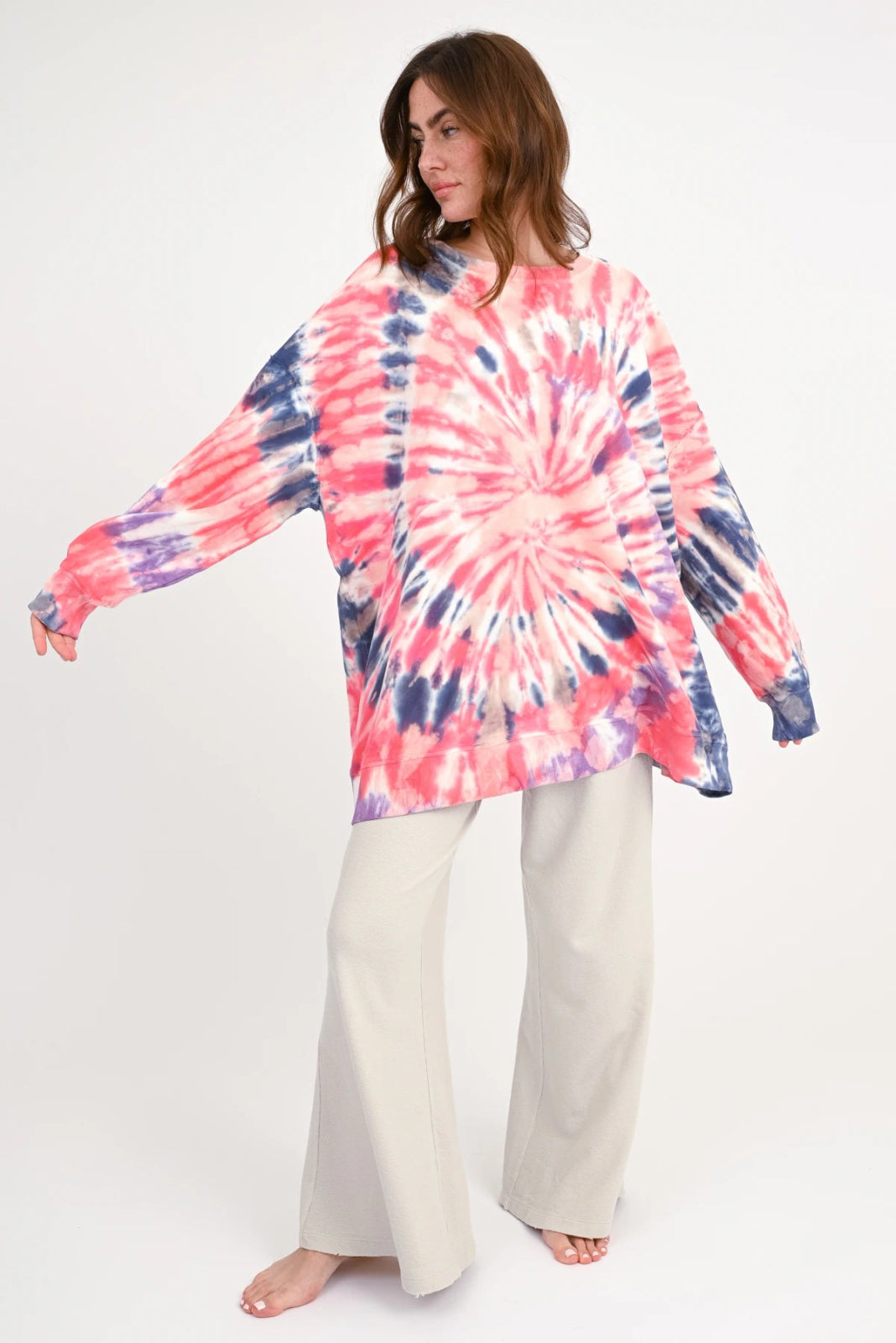 Batik Sweatshirt Dalj - Love Joy Victory