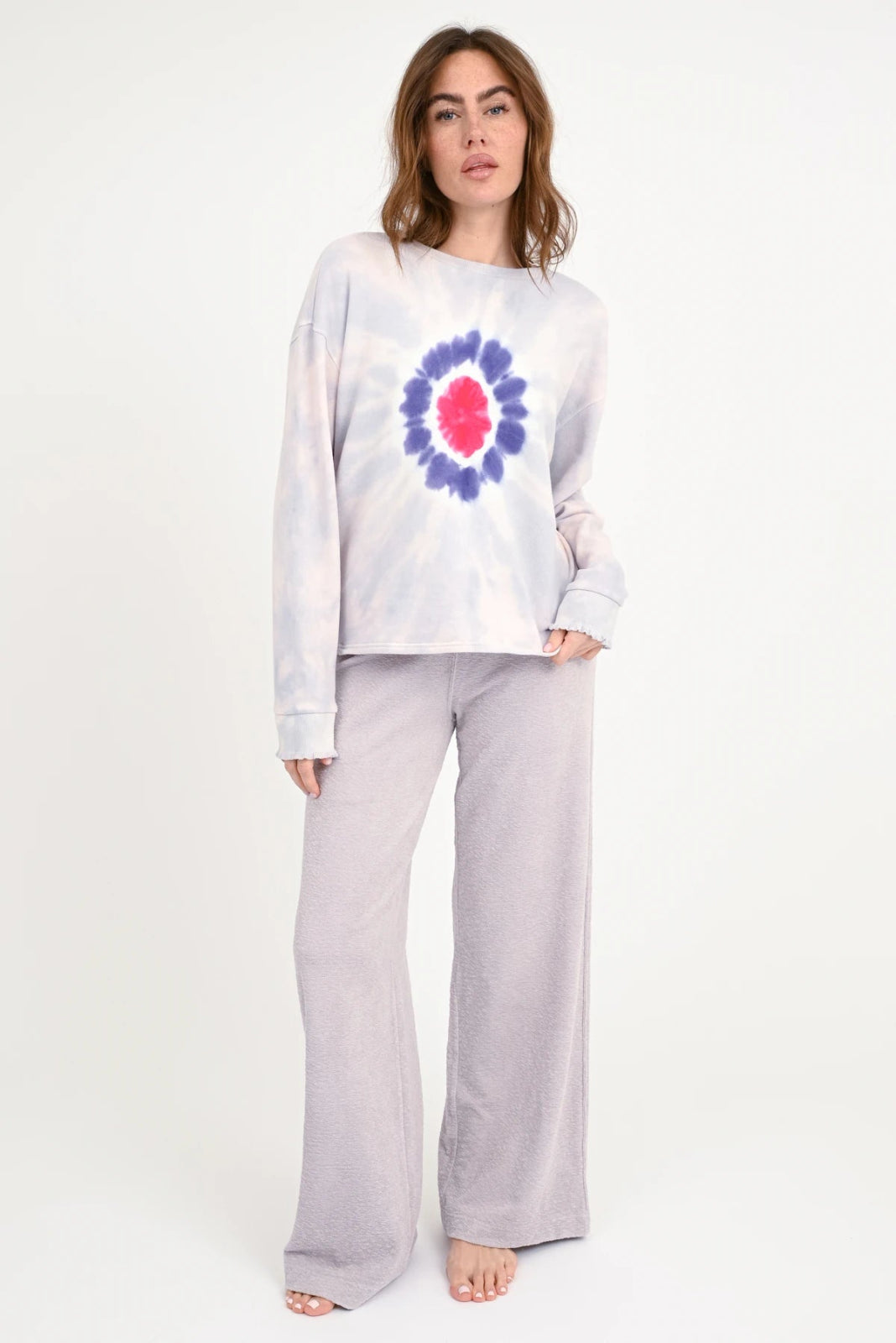 Batik Sweatshirt Rose - Love Joy Victory