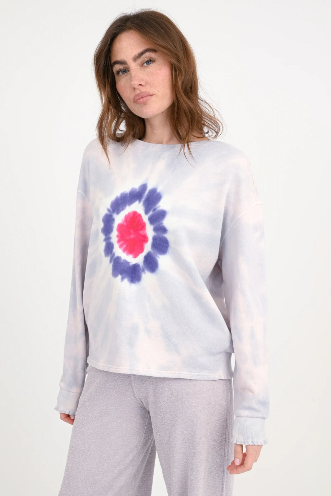 Batik Sweatshirt Rose - Love Joy Victory