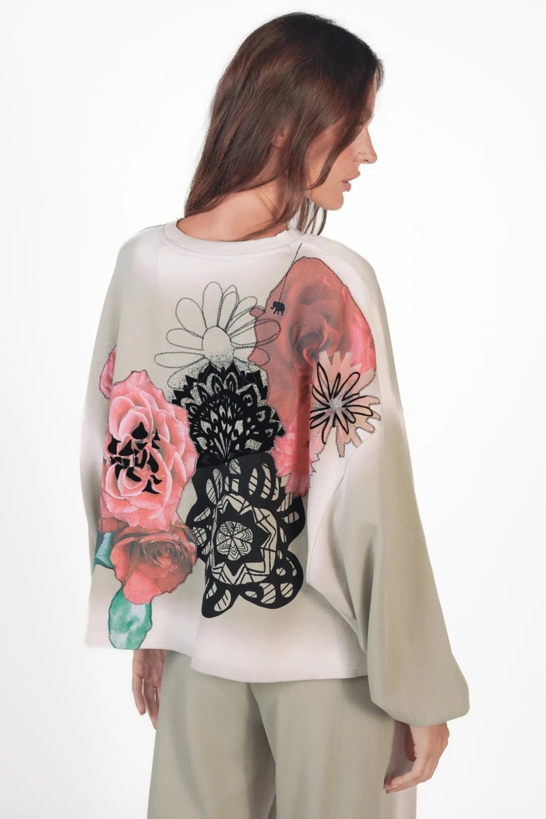 Bedrucktes Sweatshirt Tari - Love Joy Victory