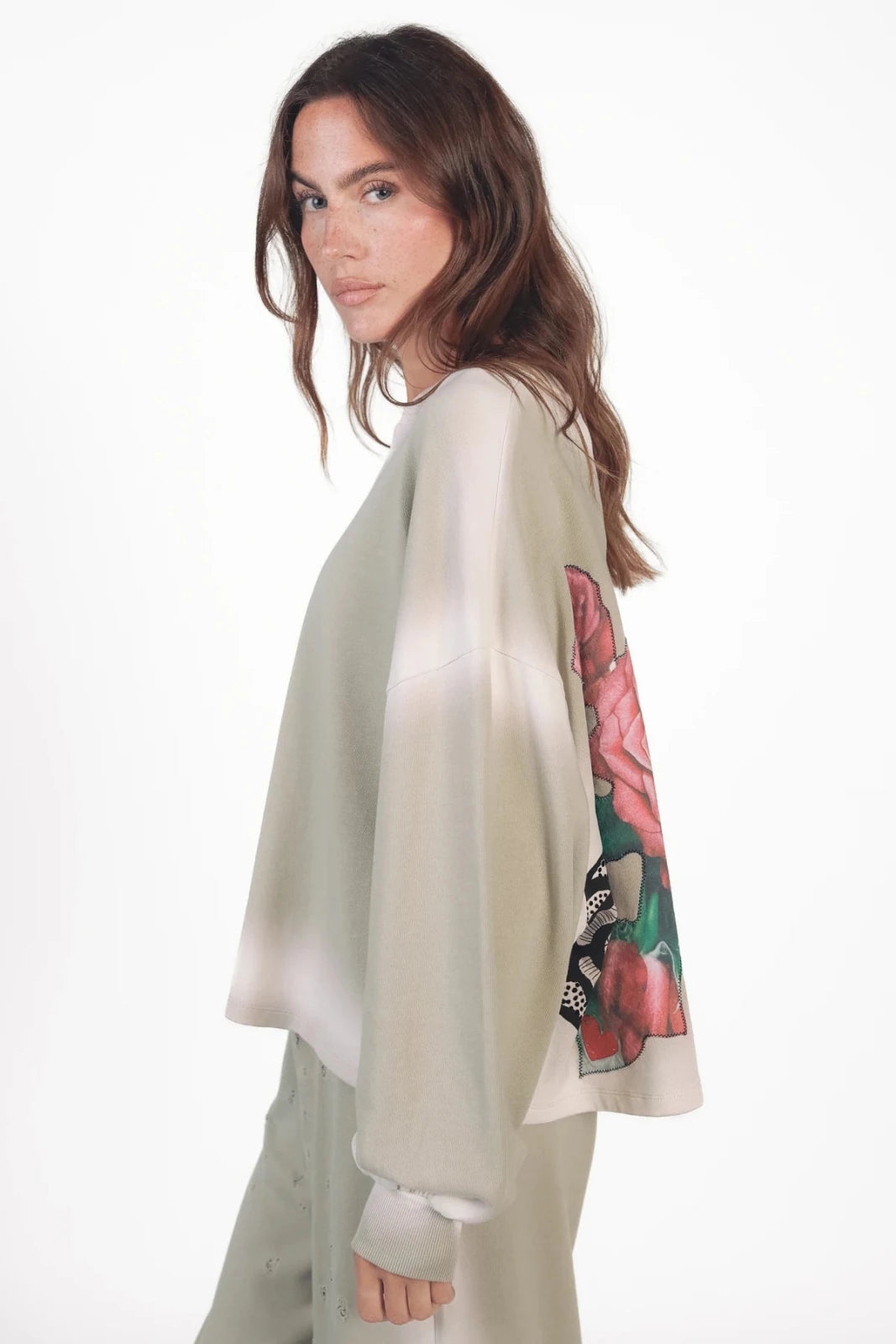 Bedrucktes Sweatshirt Tari - Love Joy Victory