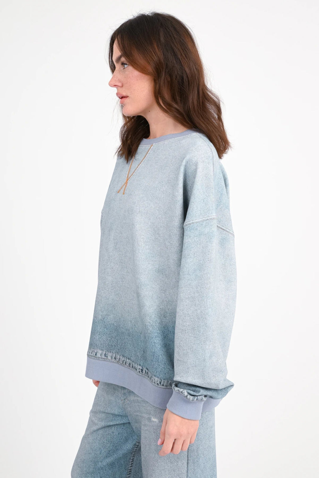 Denim Sweatshirt Gelse - Love Joy Victory