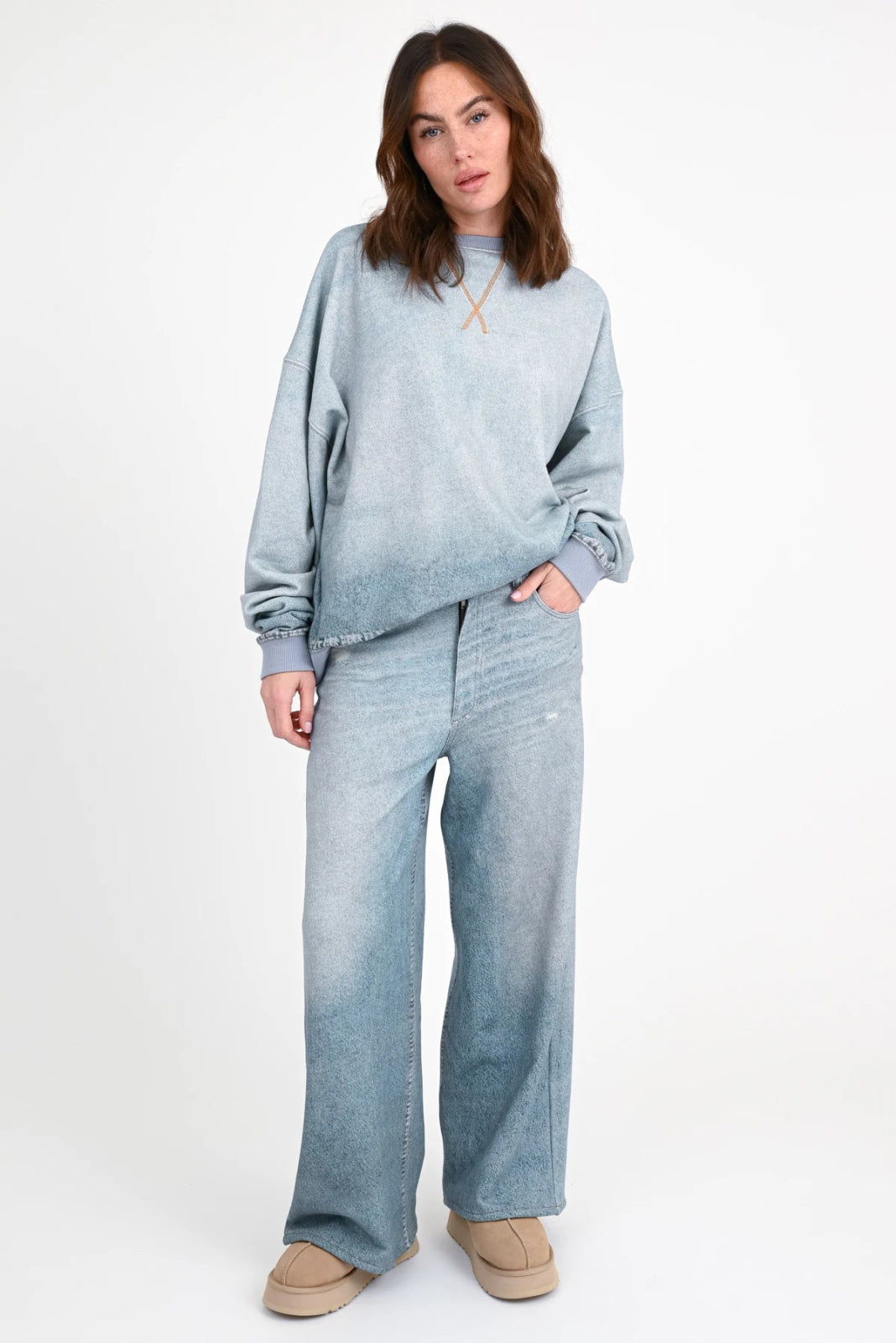 Denim Sweatshirt Gelse - Love Joy Victory