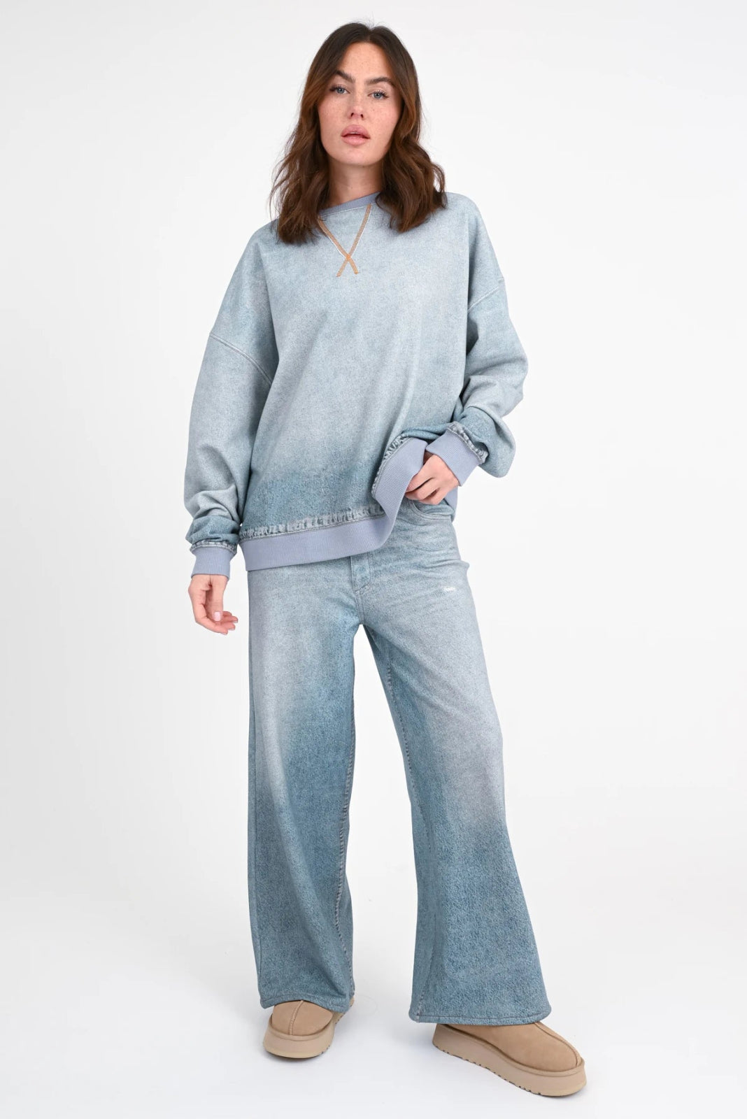 Denim Sweatshirt Gelse - Love Joy Victory