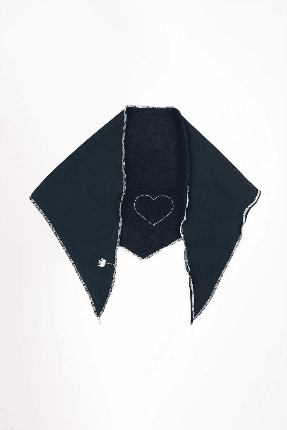 Dreieckstuch aus Sweatmaterial Mari - Love Joy Victory