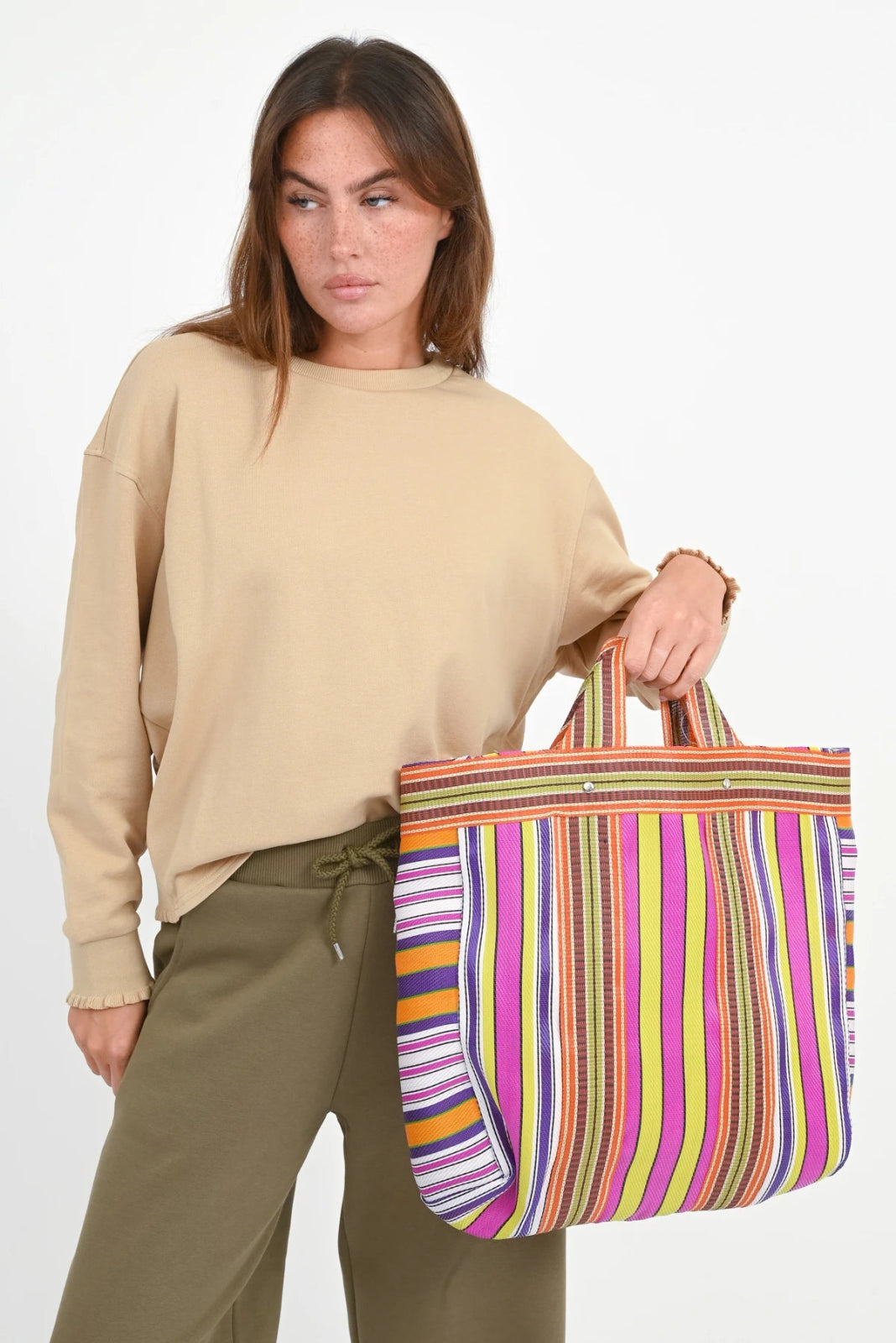 Fischernetz Tasche - Love Joy Victory