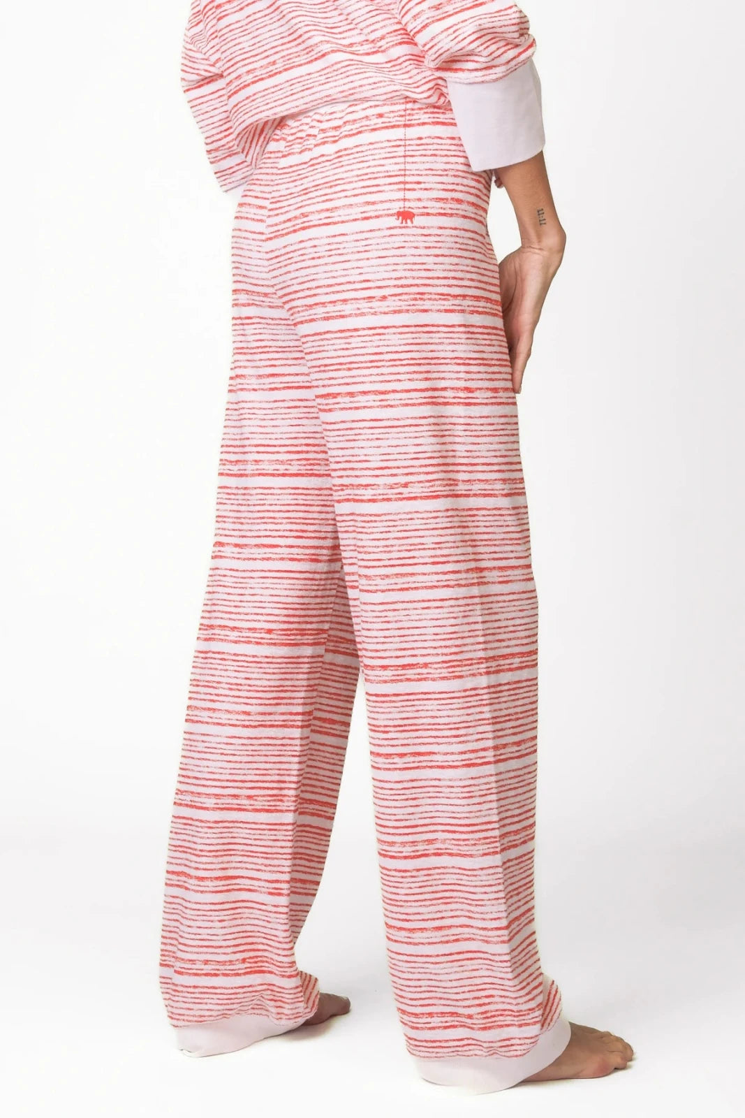 Frottee Sweathose mit Allover - Print Perry - Love Joy Victory