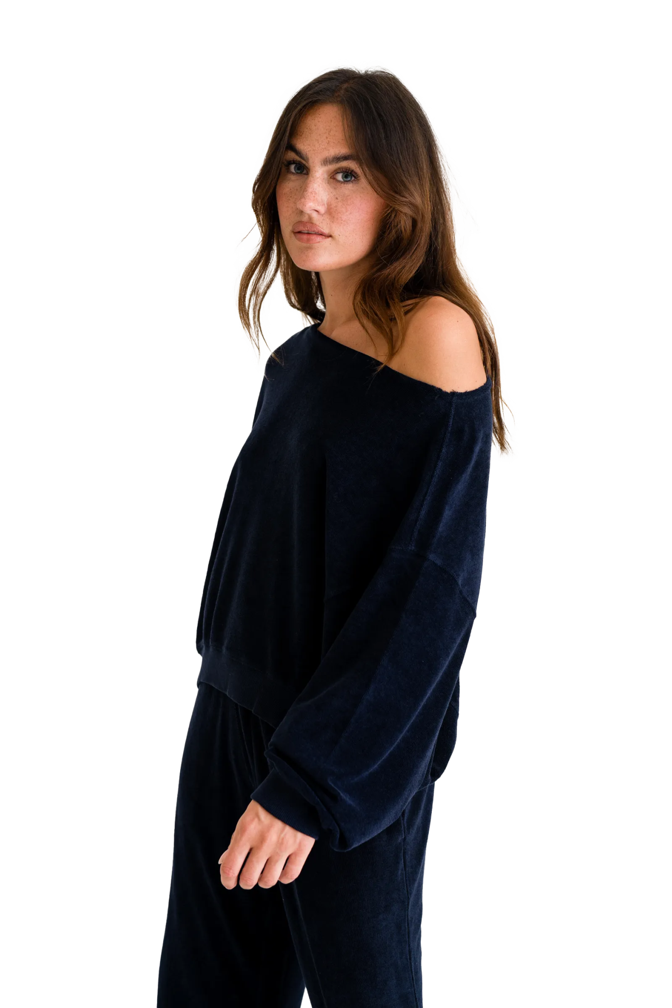 Frotty Crop Sweatshirt Marti - Love Joy Victory