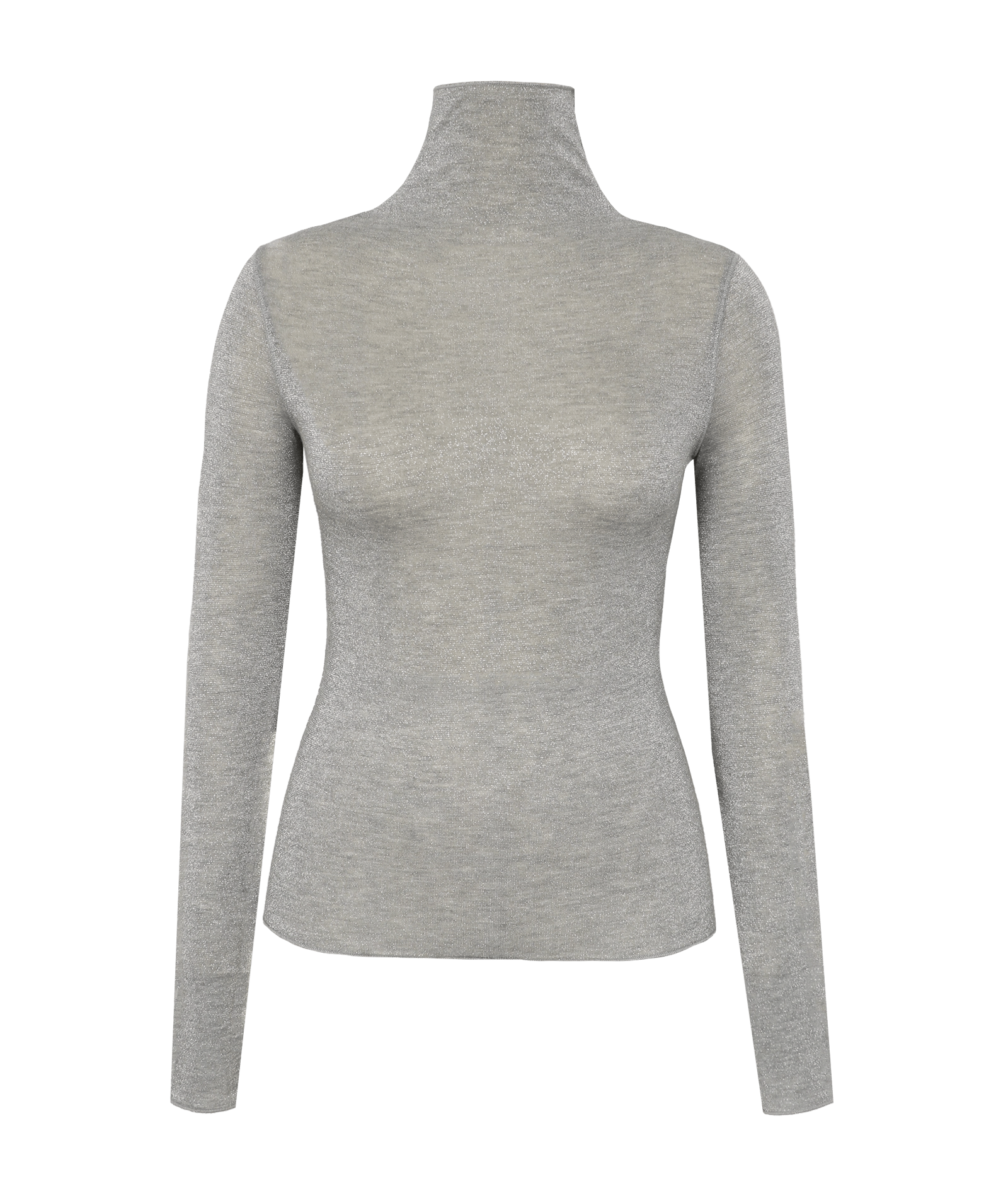 Glitter Langarmshirt mit Rollkragen Agena - Love Joy Victory