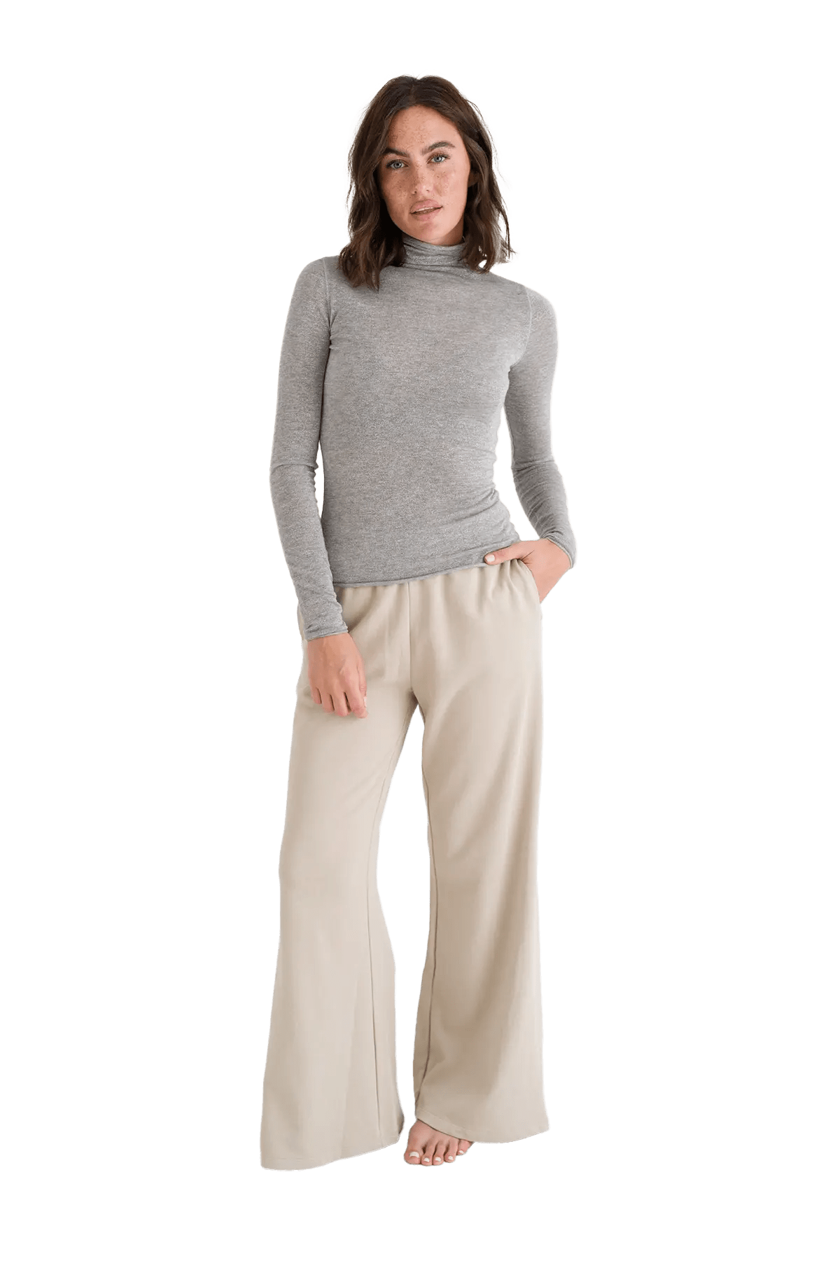 Glitter Langarmshirt mit Rollkragen Agena - Love Joy Victory