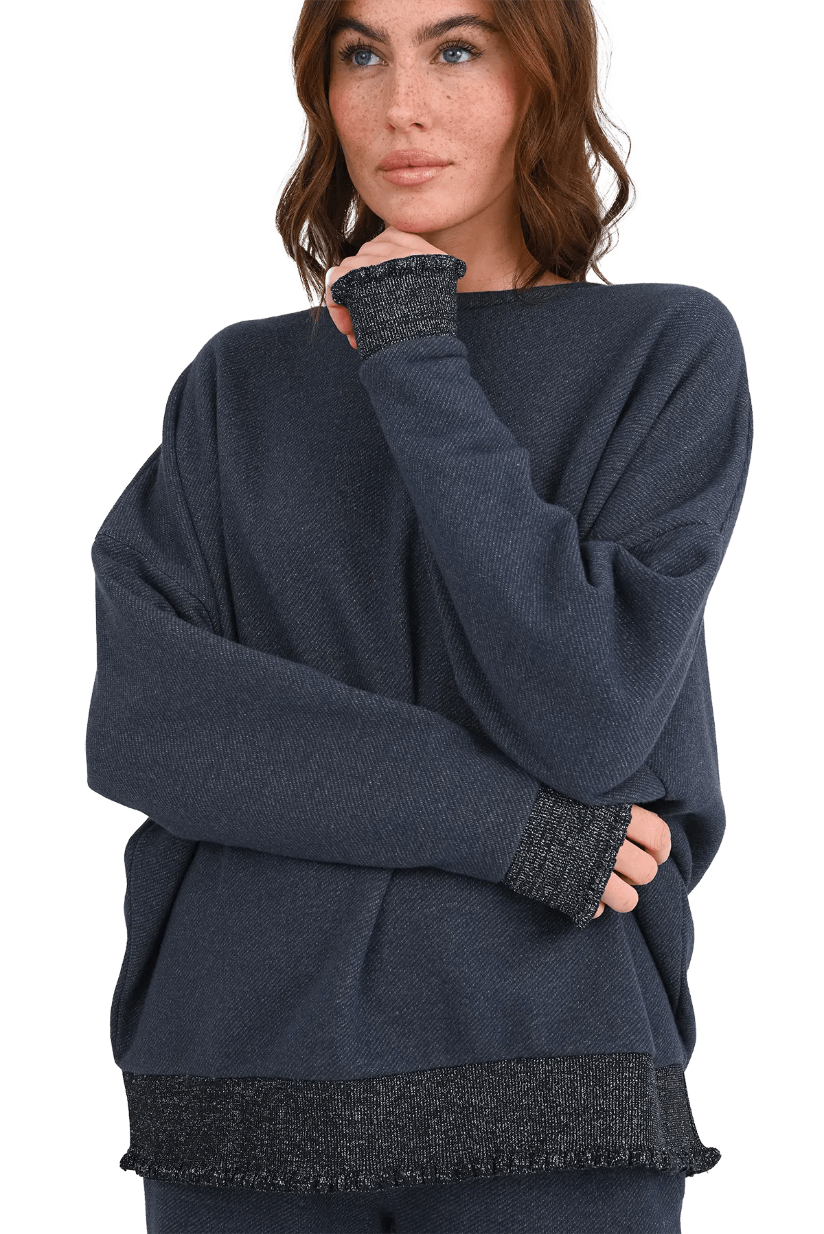 Glitter Sweatshirt Moa - Love Joy Victory
