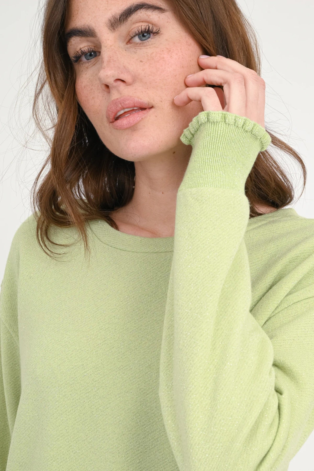 Glitter SWEATSHIRT ROSE - Love Joy Victory