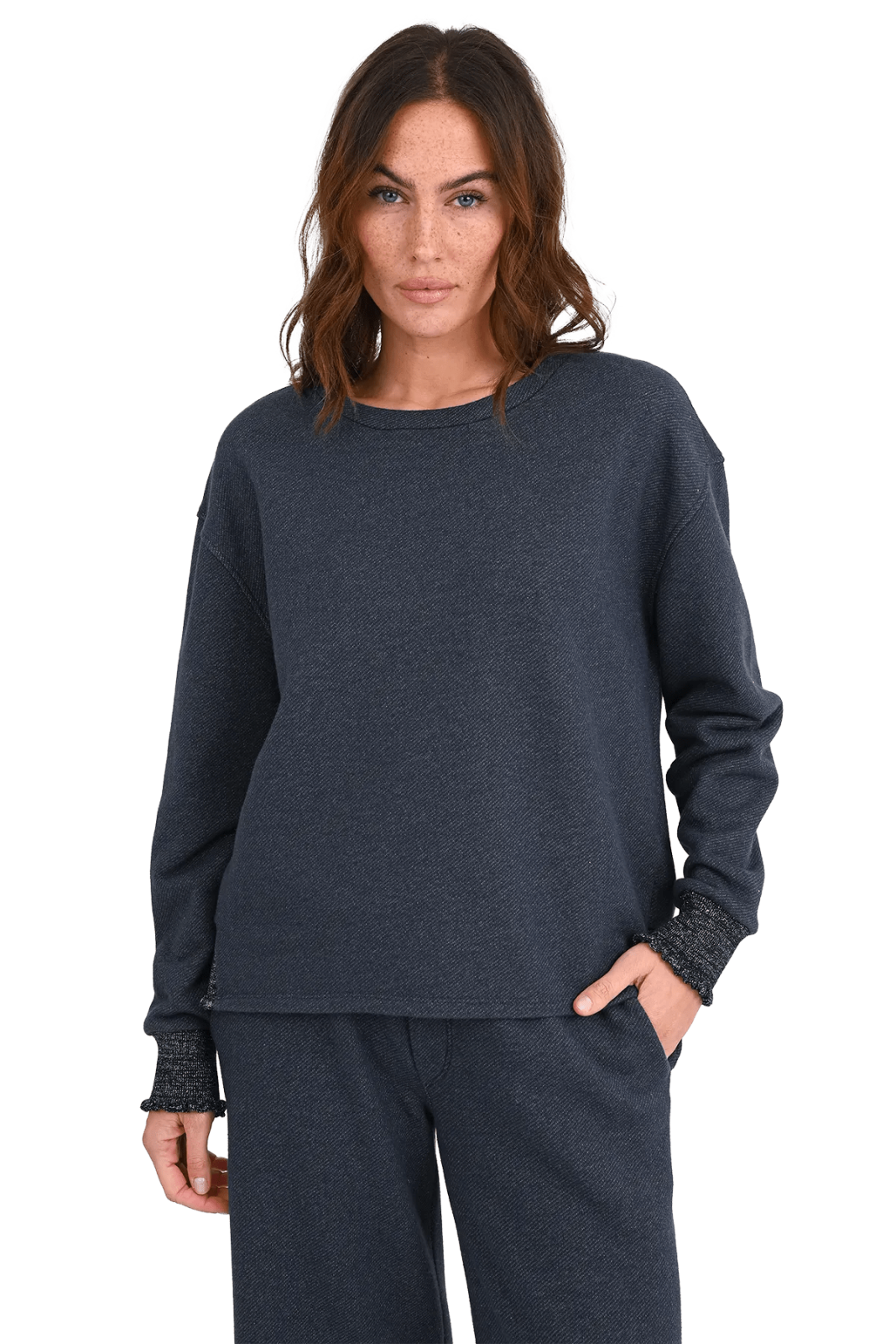 Glitter Sweatshirt Rose - Love Joy Victory