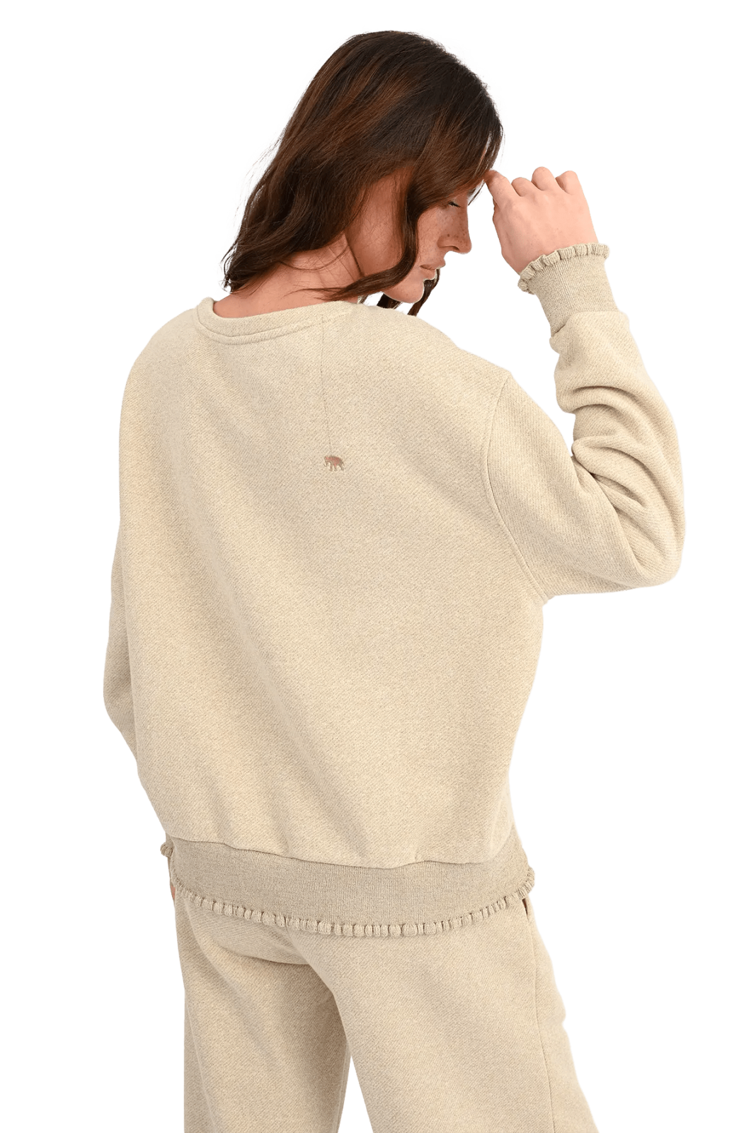 Glitter Sweatshirt Rose - Love Joy Victory