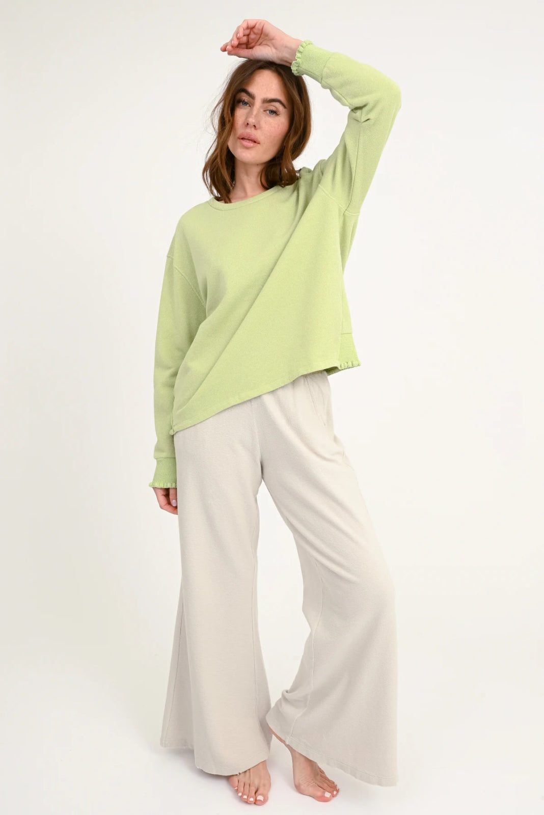 Glitter SWEATSHIRT ROSE - Love Joy Victory