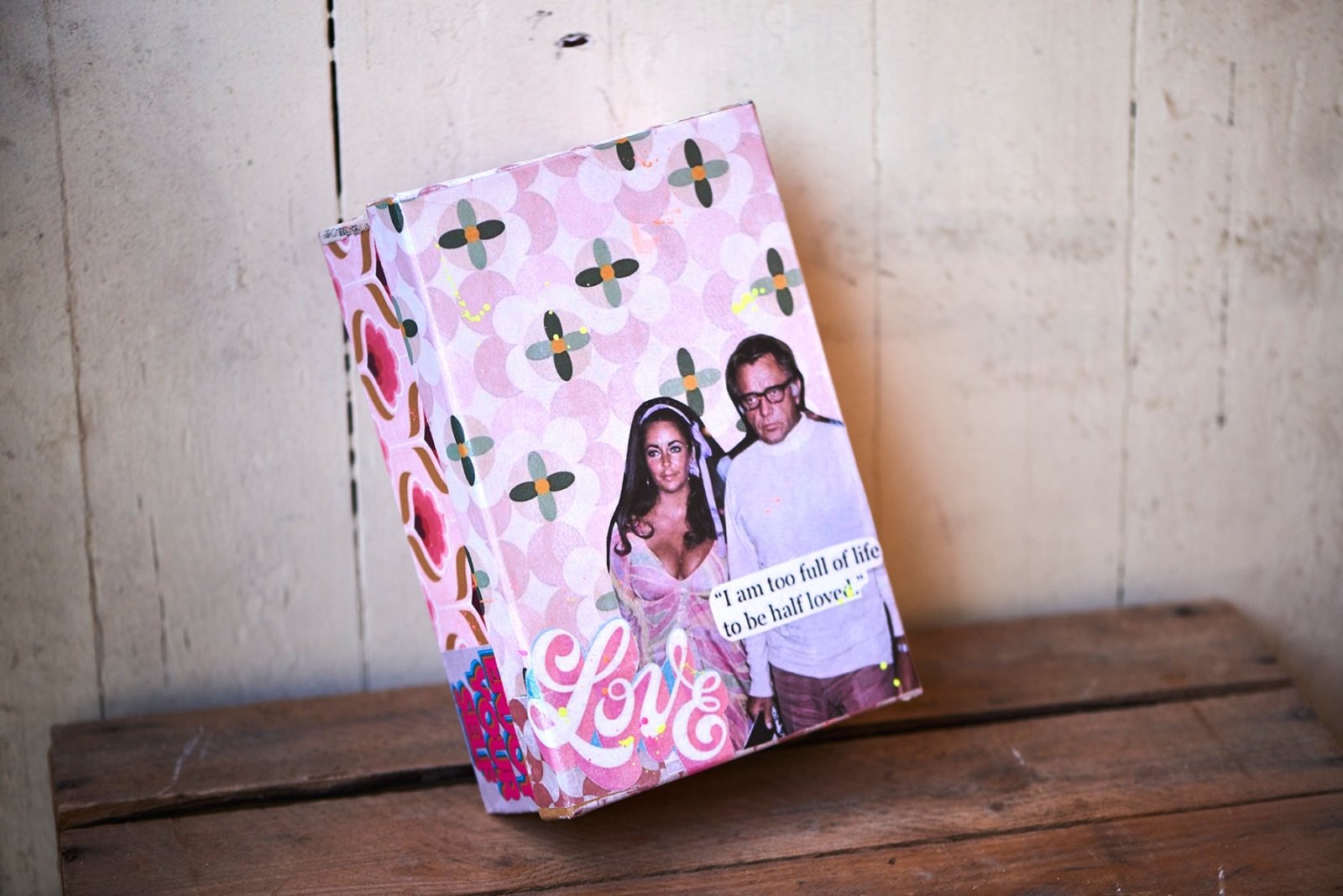 Handgefertigte Boxen mit Deckel - Love Joy Victory