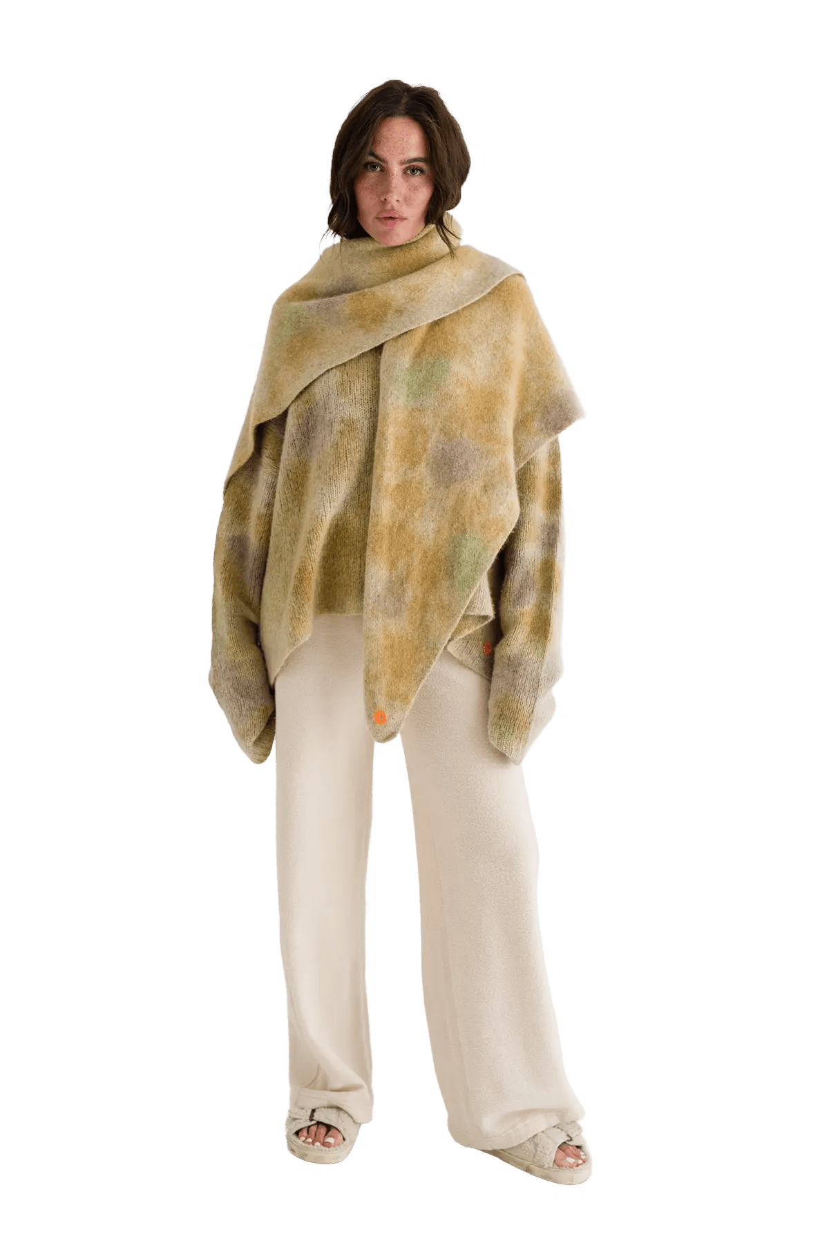 Kaschmir Batik Schal Pansy - Love Joy Victory