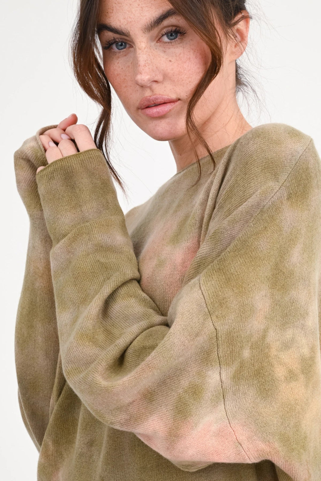 Kaschmir Batik Strickpullover Alara - Love Joy Victory