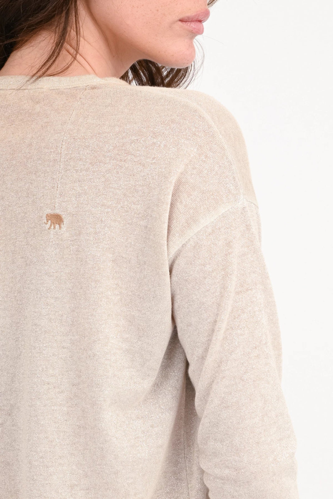 Langarmshirt Glitter Alania - Love Joy Victory