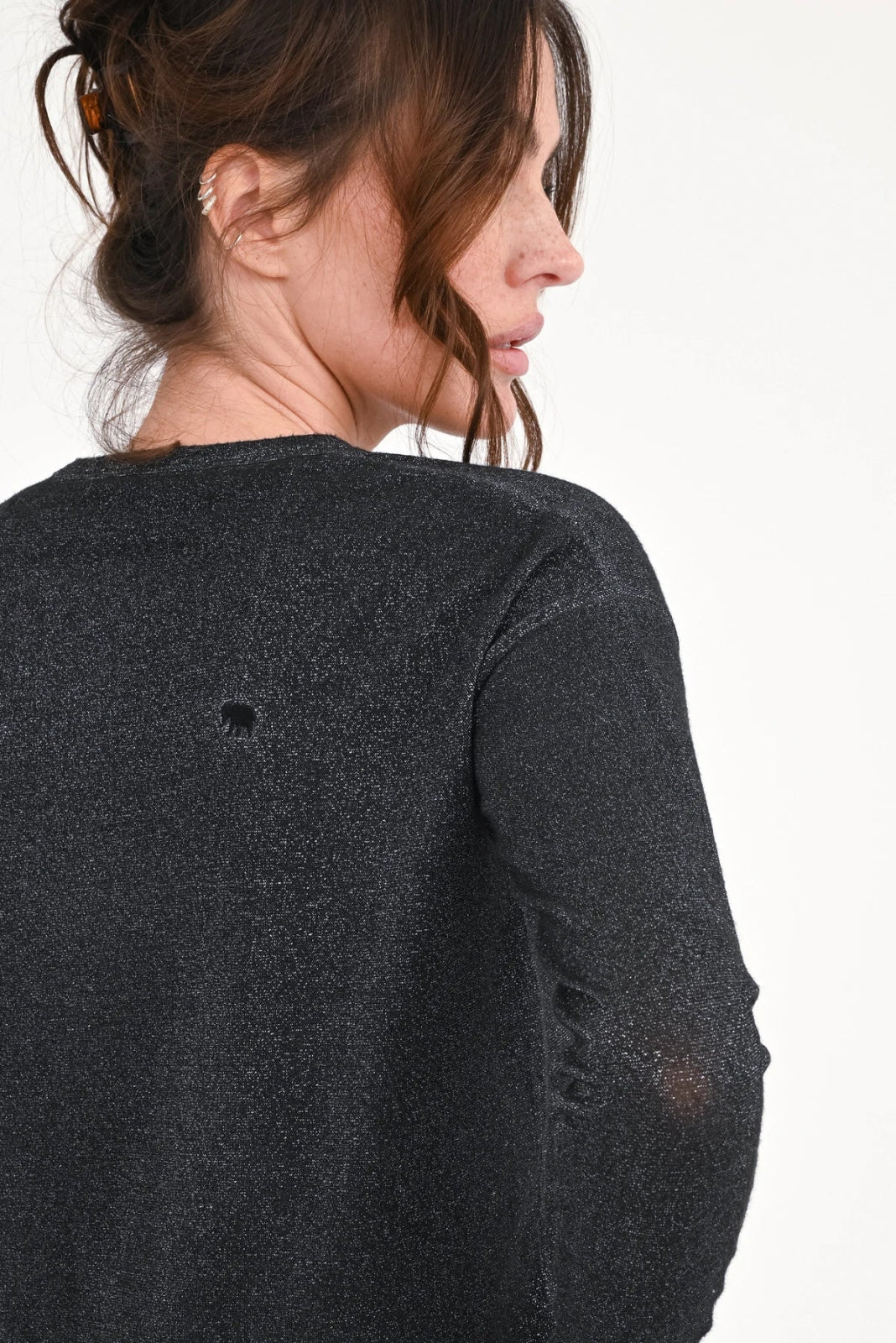 Langarmshirt Glitter Alania - Love Joy Victory