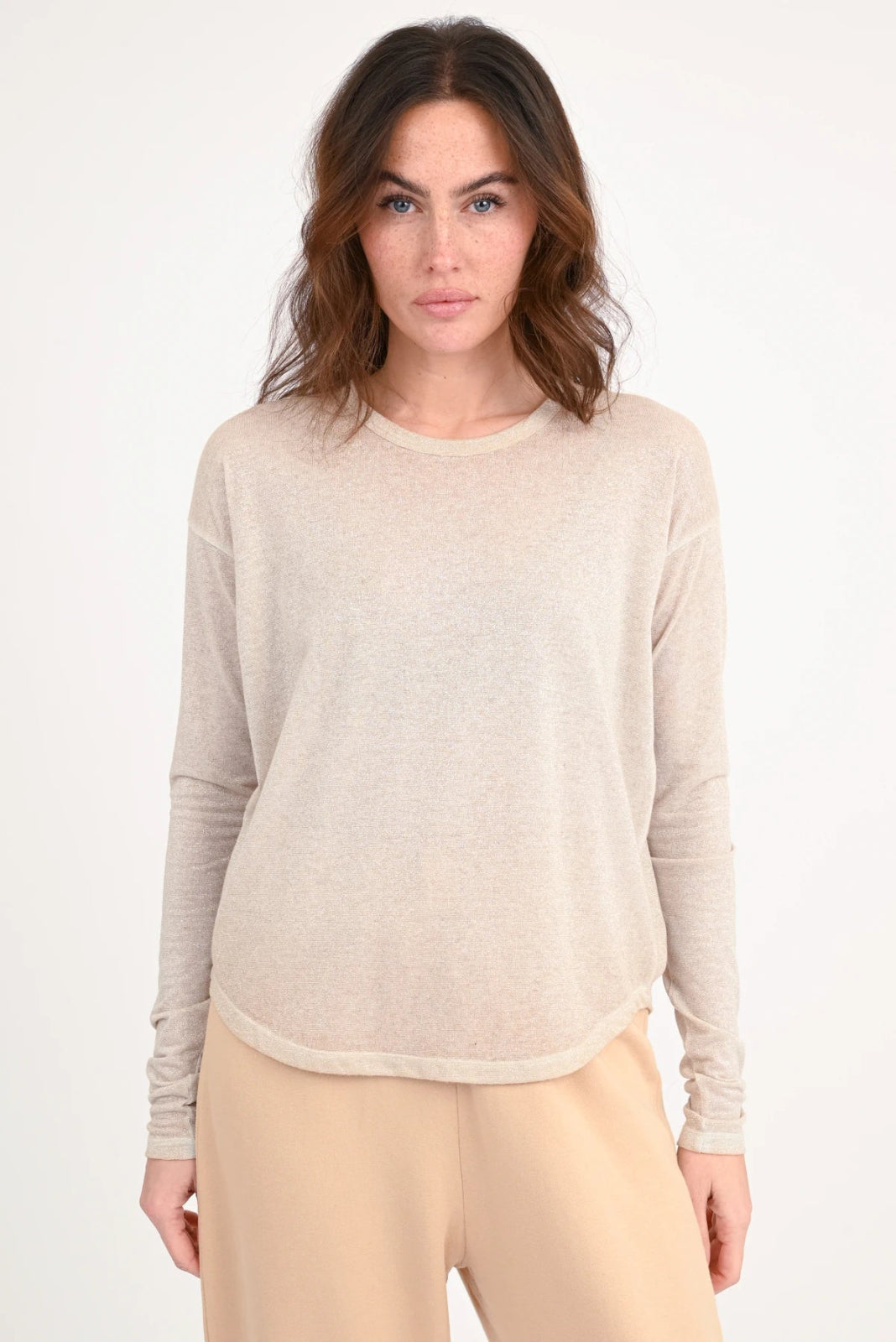 Langarmshirt Glitter Alania - Love Joy Victory