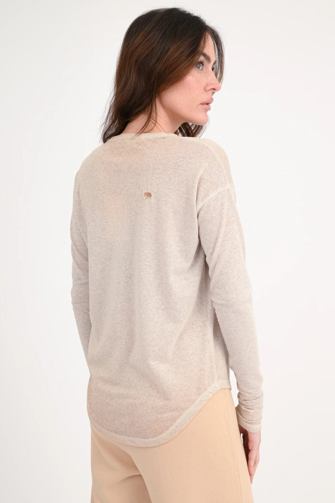 Langarmshirt Glitter Alania - Love Joy Victory