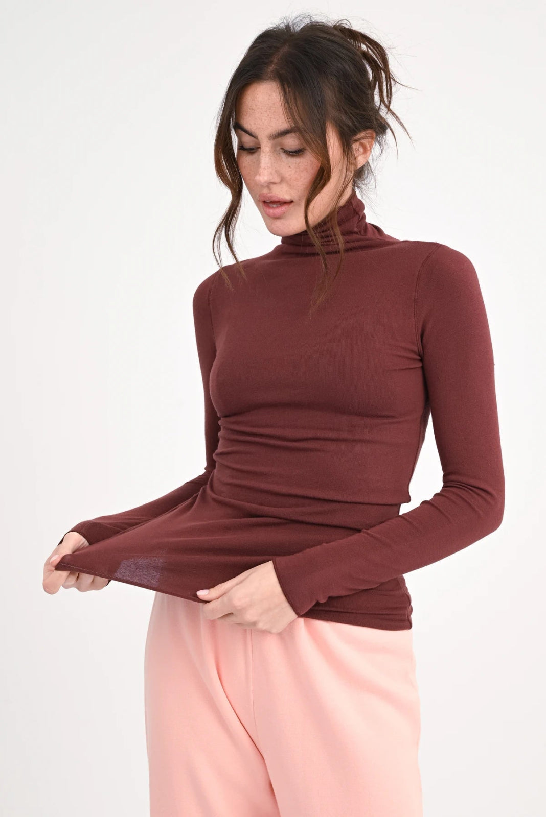 Langarmshirt mit Rollkragen Agena - Love Joy Victory