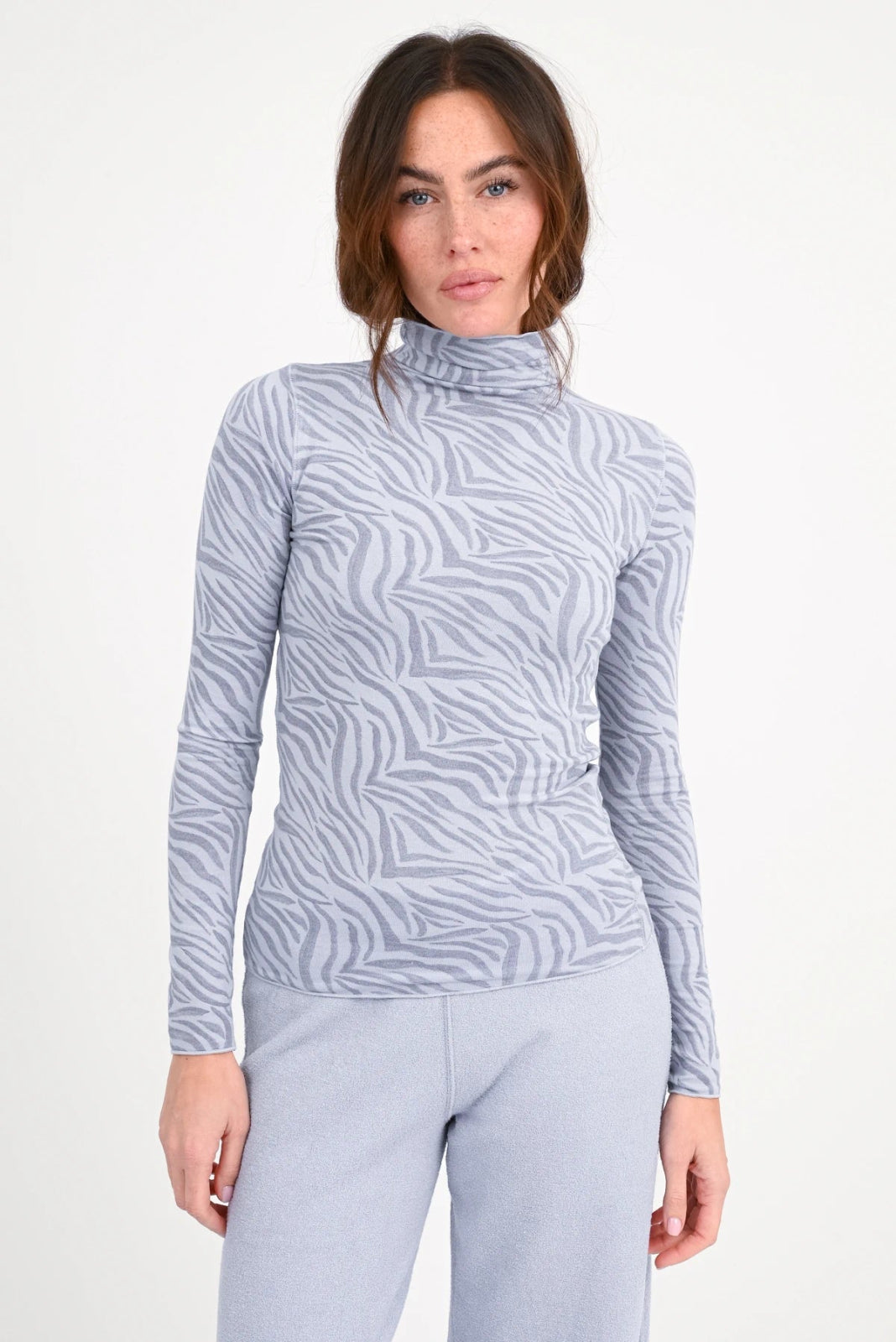 Langarmshirt mit Rollkragen Print Agena - Love Joy Victory